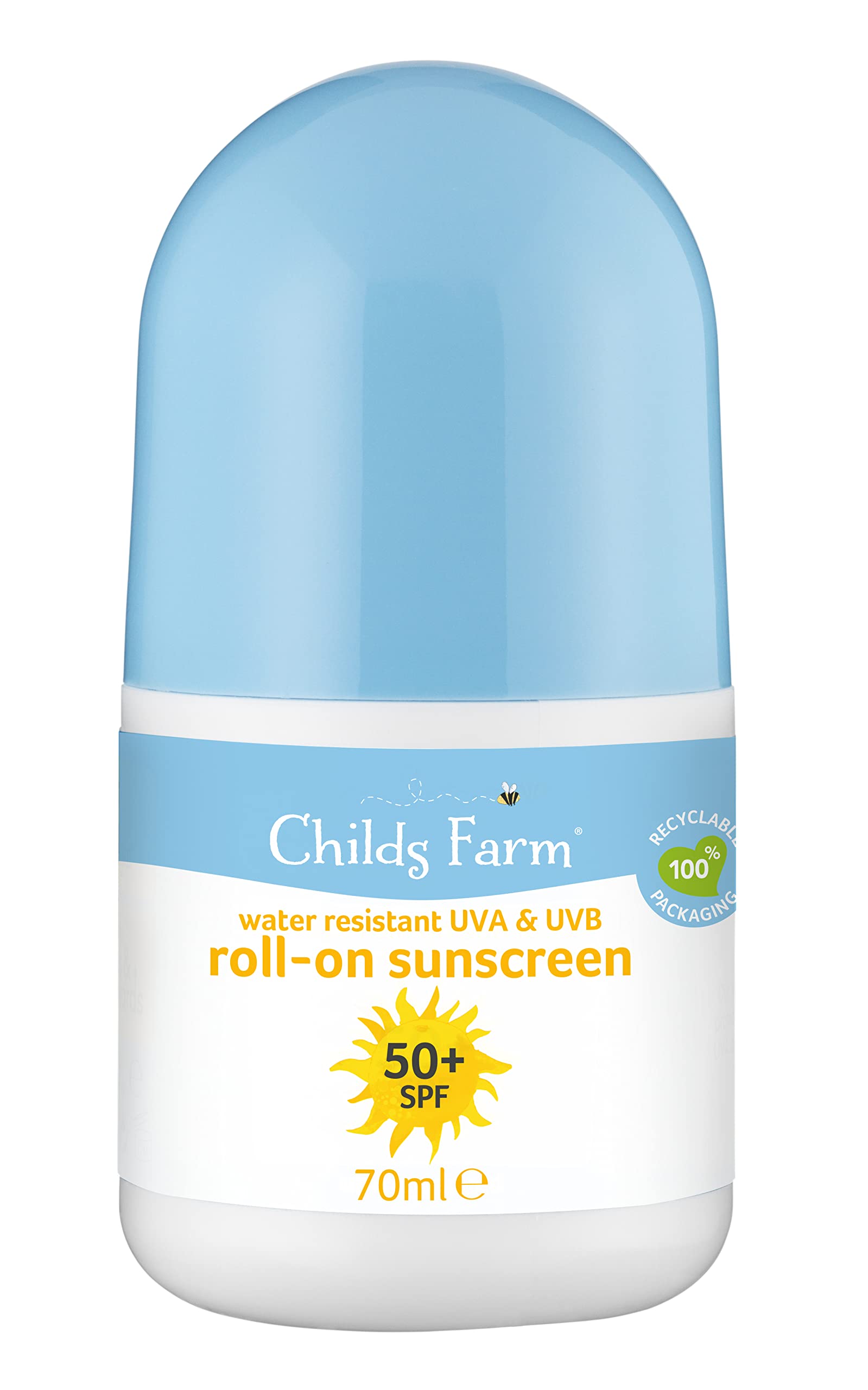 Childs Farm SPF 50+ Roll On Sun Lotion 70ml