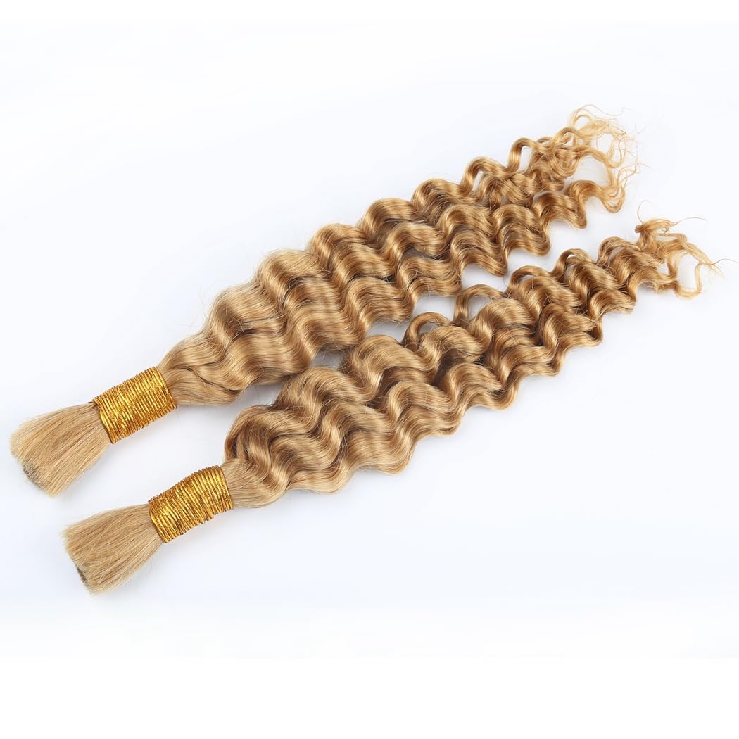 Odir Deep Wave Bulk Human Hair For Braiding No Weft 100% Unprocessed Brazilian Curly Braiding Human Hair Extensions Wet And Wavy