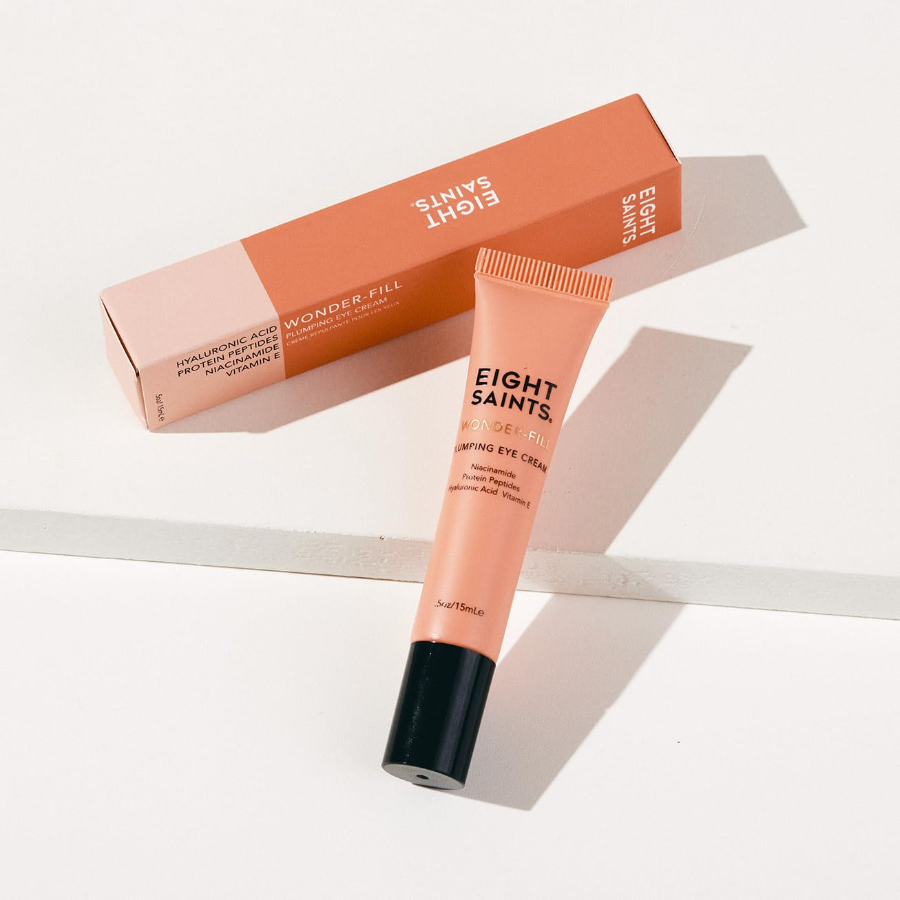 Eight Saints Wonder-Fill Plumping Eye Cream, Natural And Organic Anti Aging Under Eye Cream To Plump Skin, Reduce Wrinkles, Fine