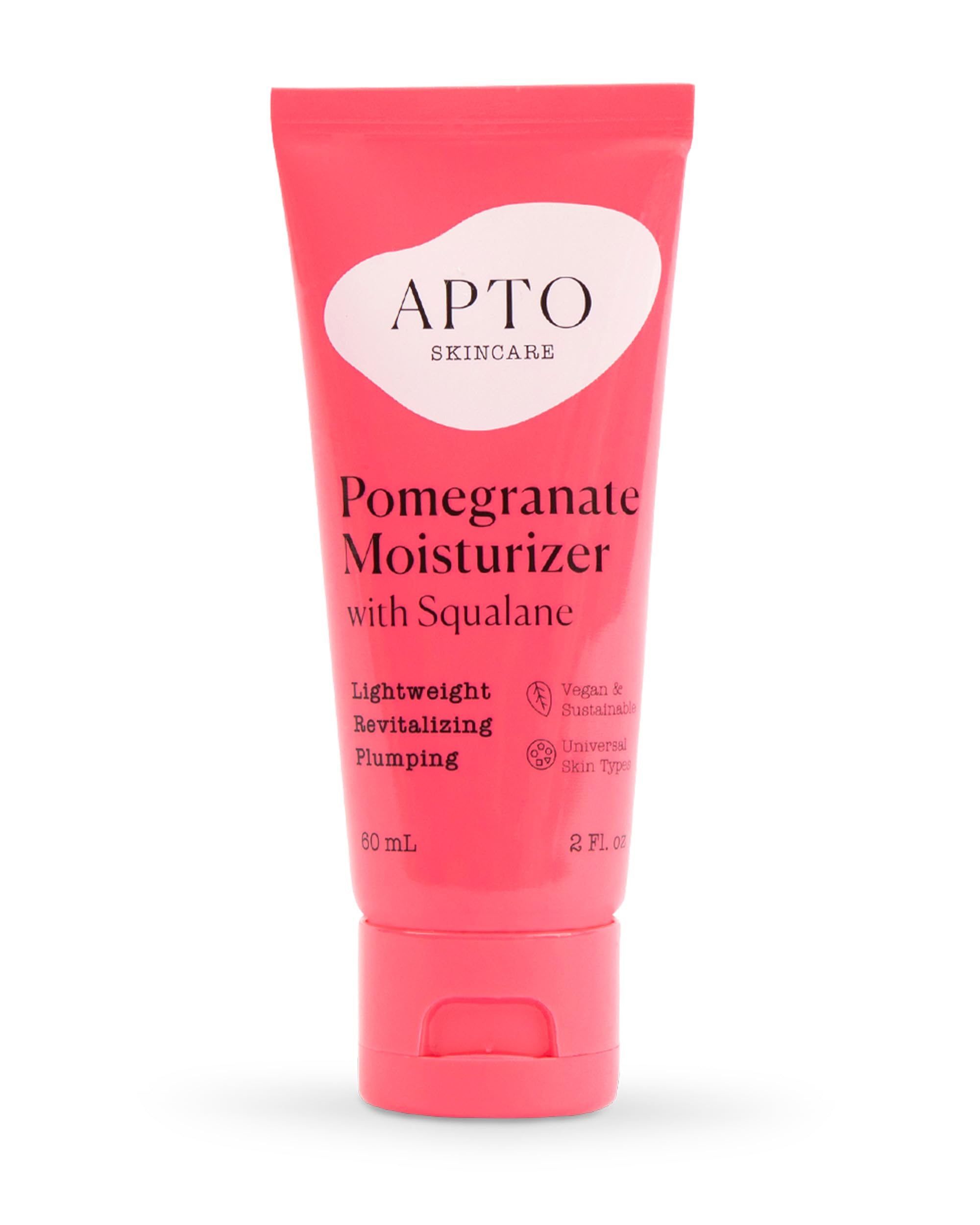 APTO Pomegranate Moisturizer w/Squalane: Daily Lightweight Antioxidant-Rich Facial Lotion for Skin that's Radiant, Soft & Plump,