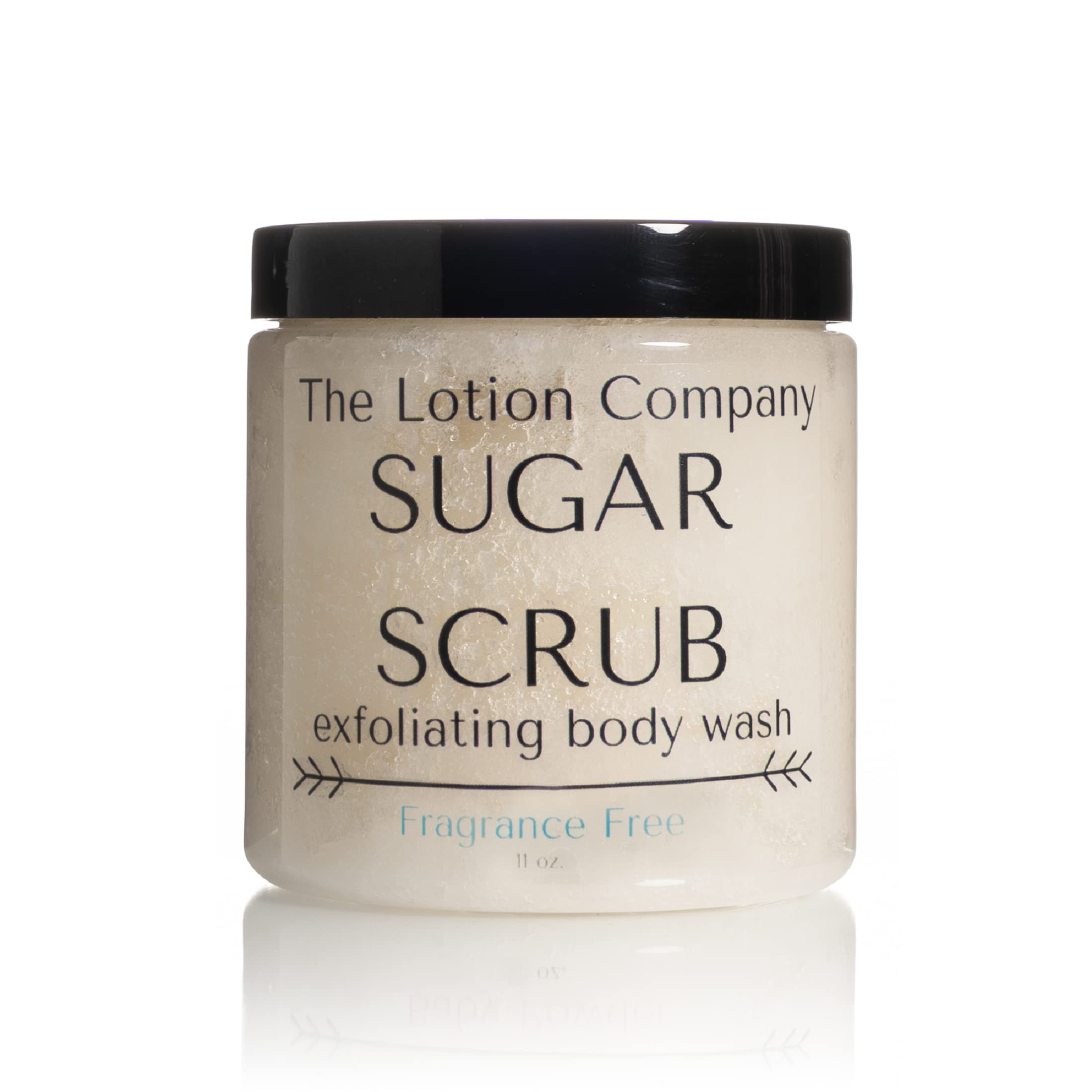 The Lotion Company Sugar Scrub Exfoliating Body Wash, Paraben Free, Cruelty Free, Made in USA, Bath and Shower Exfoliator, Fragr