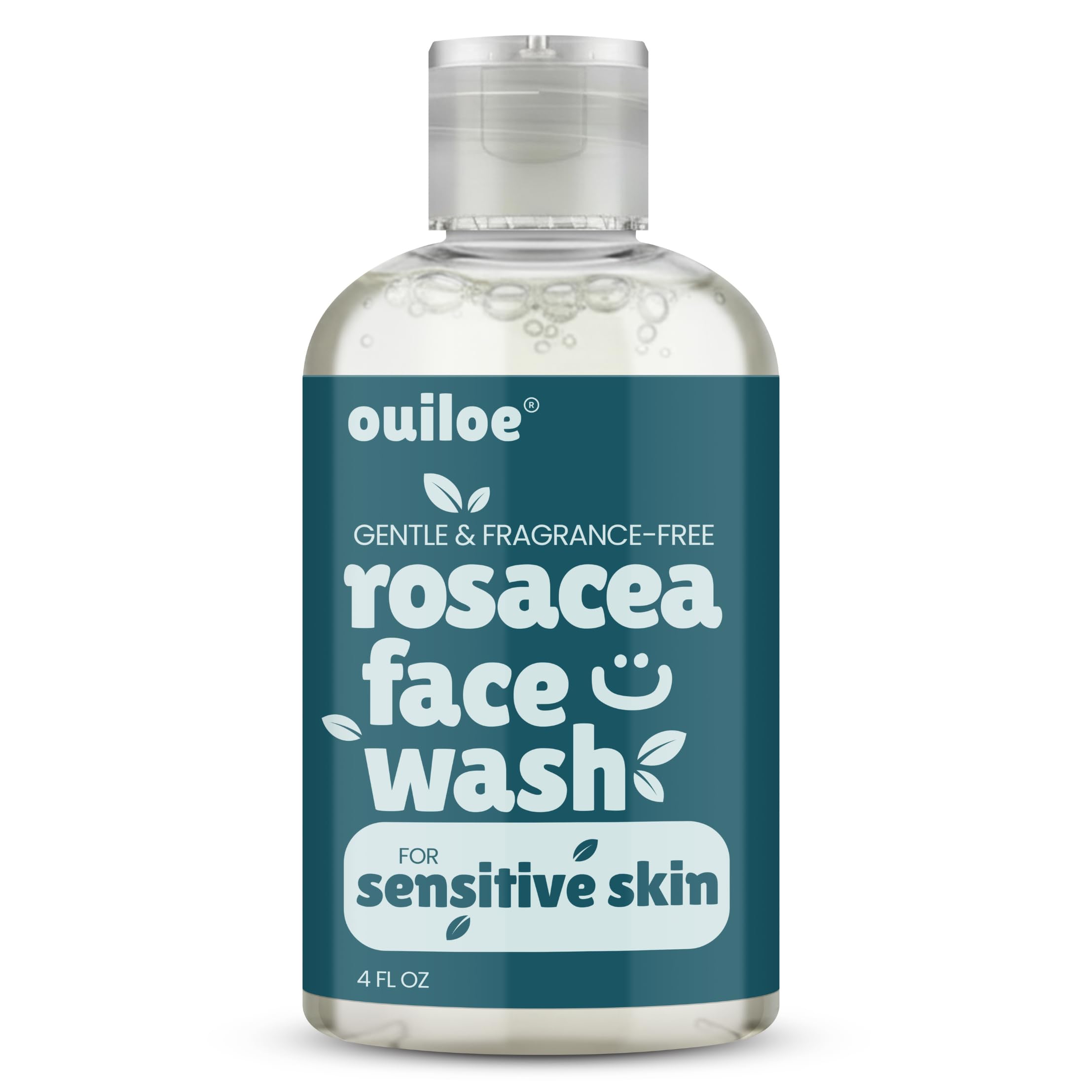 Rosacea Face Wash for Sensitive Skin  Gentle, Fragrance Free Face Cleanser