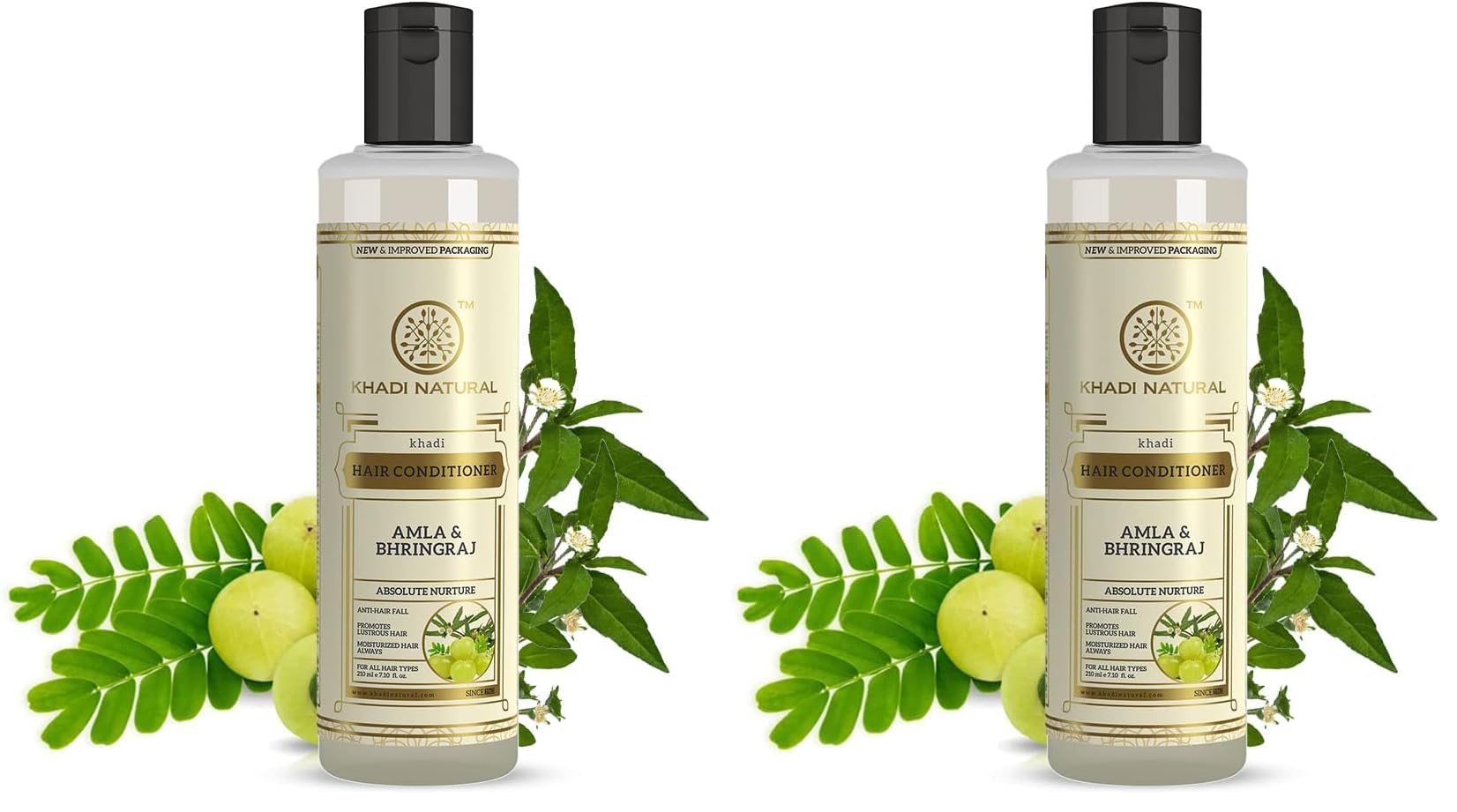 Khadi Natural Amla & Bhringraj Hair Conditioner | Anti-Hair Fall | Nourishing For Healthy Hair | Paraben & Silicone-Free | Suita