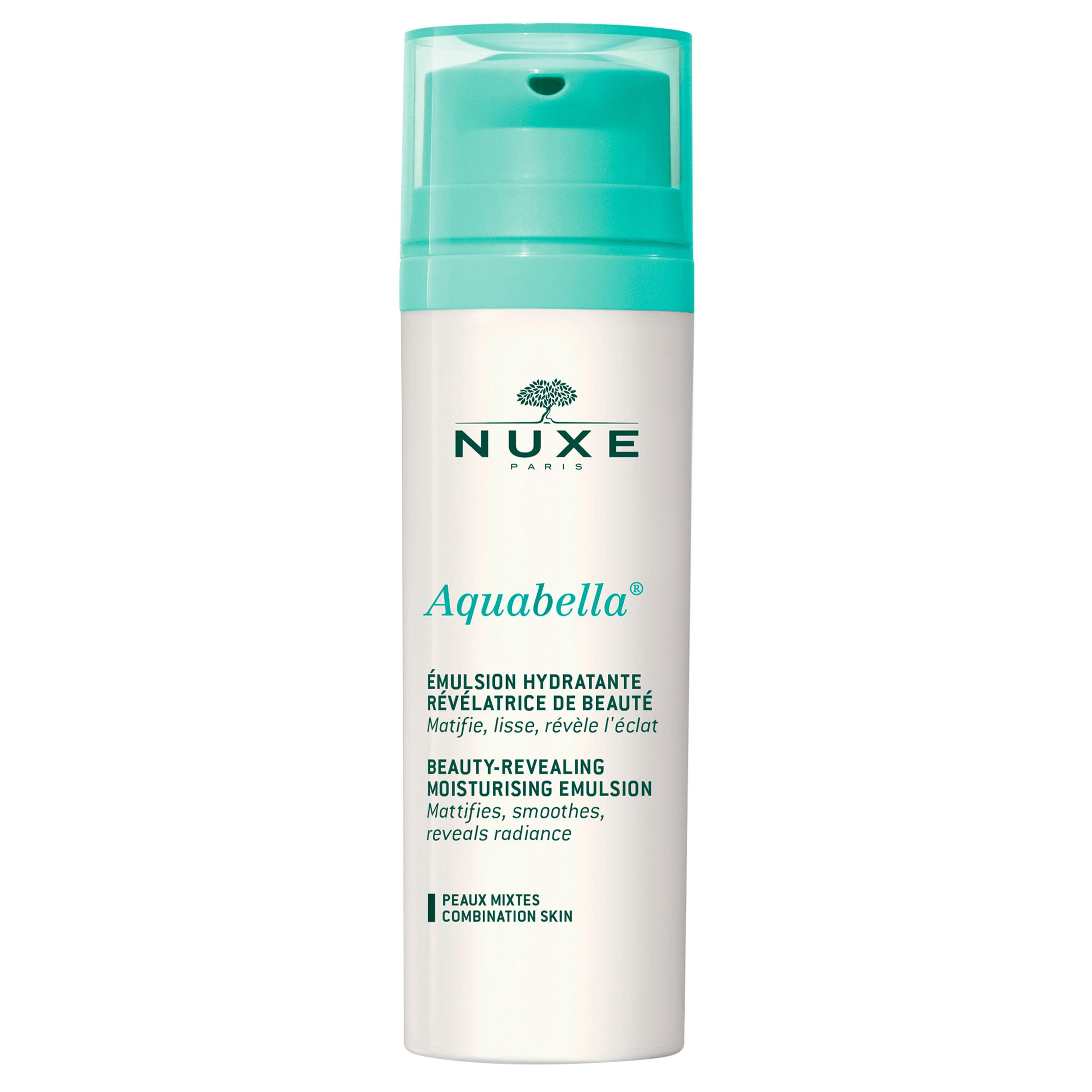 NUXE Aquabella Moisturising Matifying Cream - Natural Hydration for Combination Skin, 1.7 oz