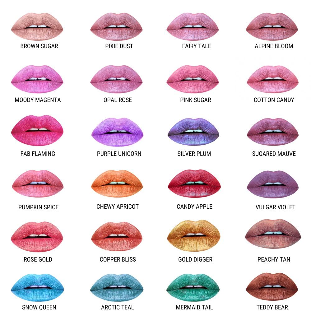 Aromi Metallic Liquid Lipstick | Chocolate Brown, Mahogany Bronze, Shimmery Finish, Vegan, Cruelty-Free, Long-Lasting, Waterproo
