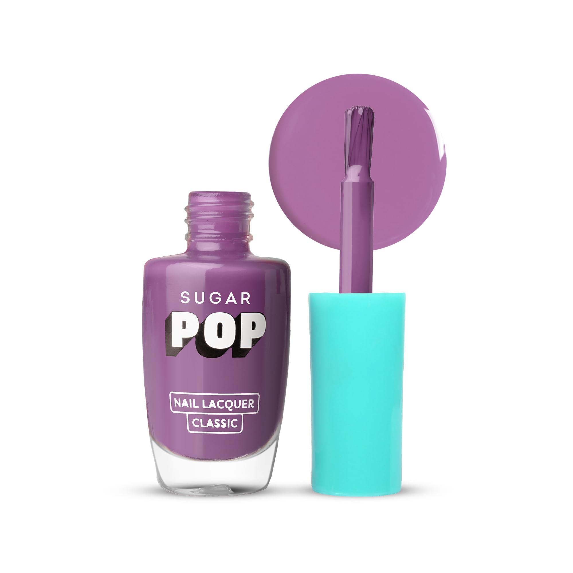 Sugar Pop Glossy Finish Nail Lacquer 09 Lilac Rush10 Ml High Shine LongLasting Chip Resistant Quick Drying