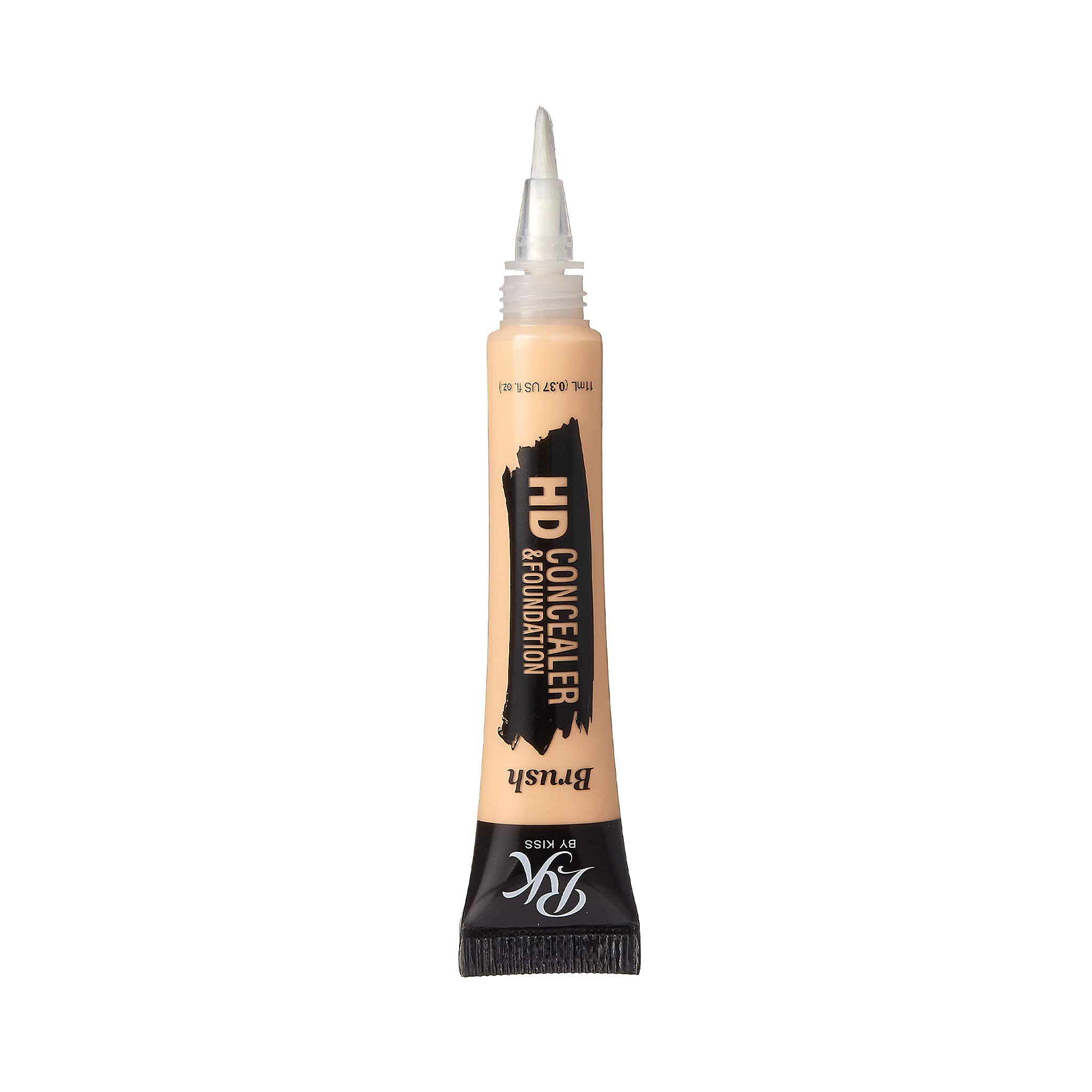 Ruby Kisses Hd Concealer & Foundation Flawless Full Cover Brush Face Makeup (Yellow Corrector)