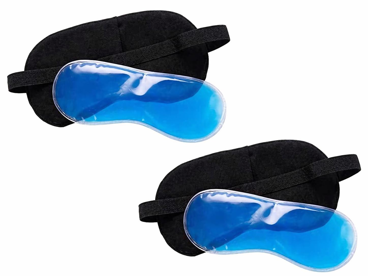 Gel Eye Mask For Dark Circles & Puffiness Cooling Eye Pads For Relaxation Sleep Eye Care Reusable Hot Cold Therapy (2)