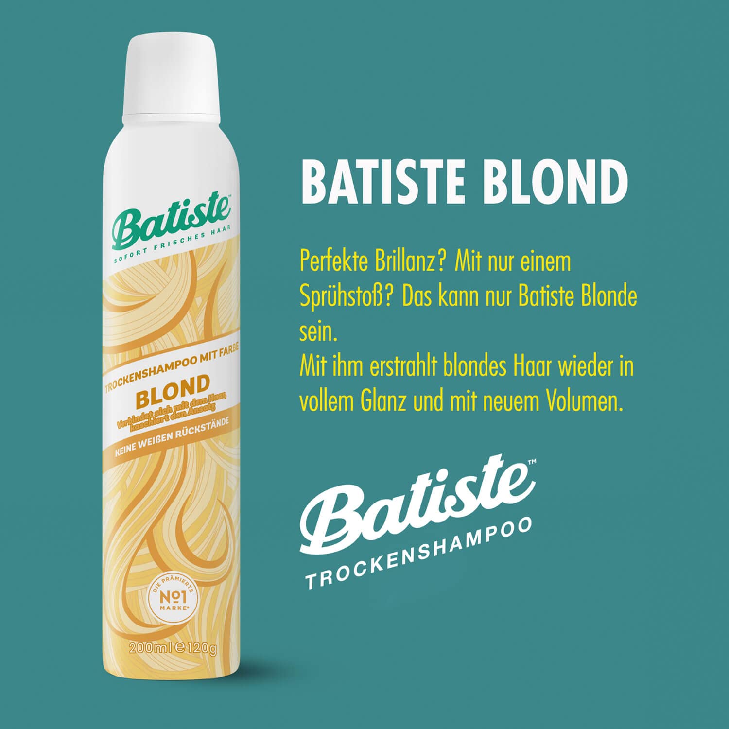 Batiste Dry Shampoo, Blonde, 4.23Oz. (4.23 Oz)