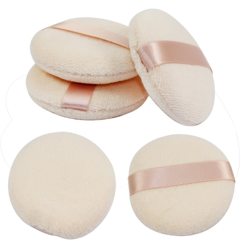 Joly Powder Puff for Makeup Face Powder Set of 5 (5 Pieces)
