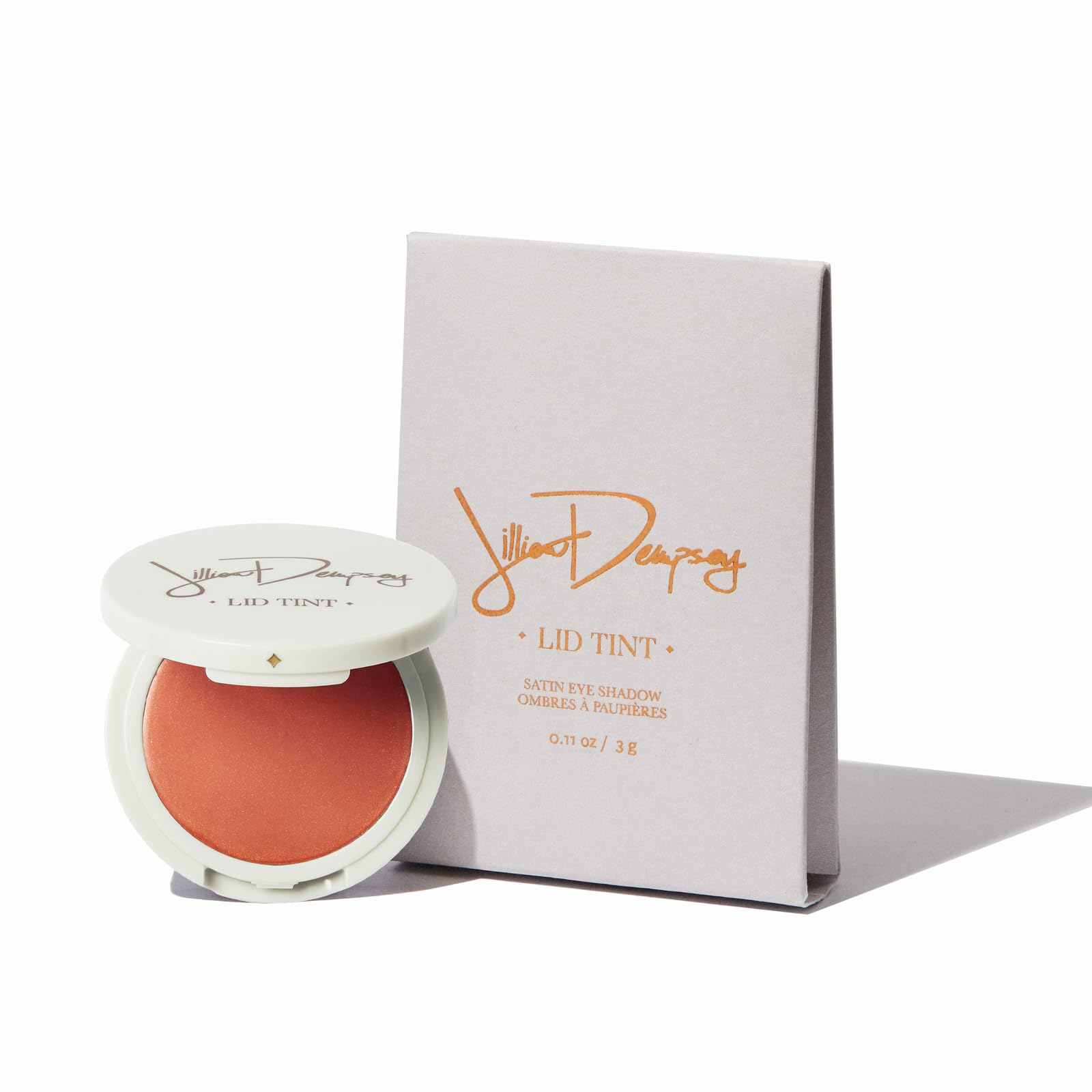 Jillian Dempsey Lid Tint: Satin Cream Eyeshadow I Easy Application for a Natural Shimmer or a Layered Matte Finish I Peach