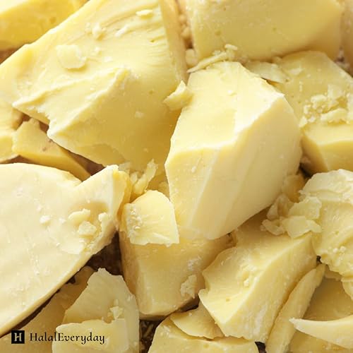 1 Lb Ecuadorian Cocoa (Cacao) Butter - Pure, Raw and Unprocessed - Use for Lotion, Cream, Lip Balm, Oil Stick or Body Butter - N