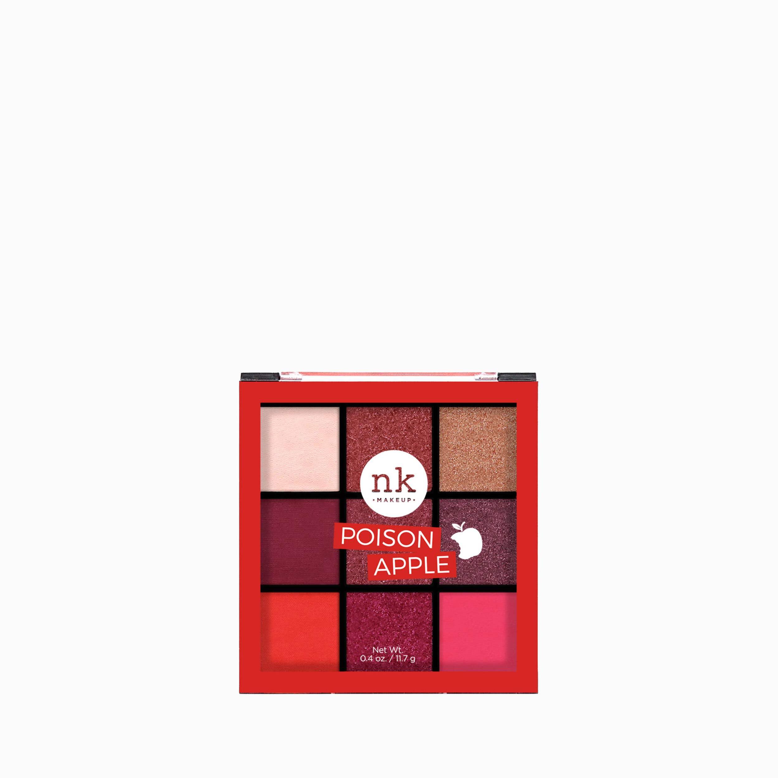 Nicka K New York Nine Color Matte Eyeshadow Palette - Poison Apple, Multicolor, 11 G