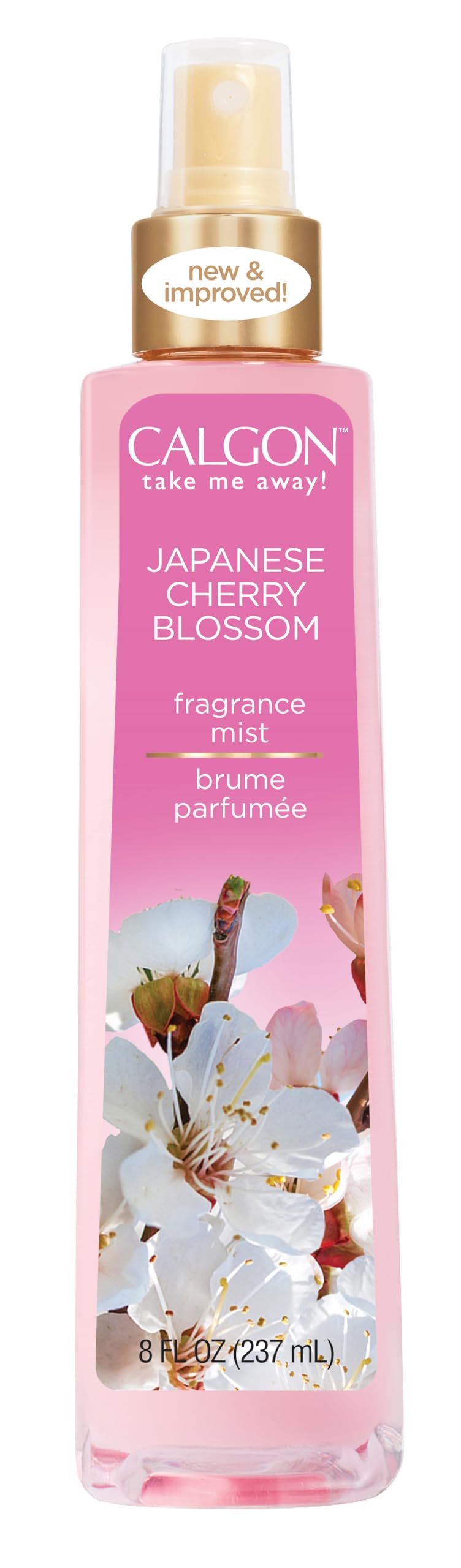 Calgon Japanese Cherry Blossom By Coty, 8 Oz Body Mist For Women