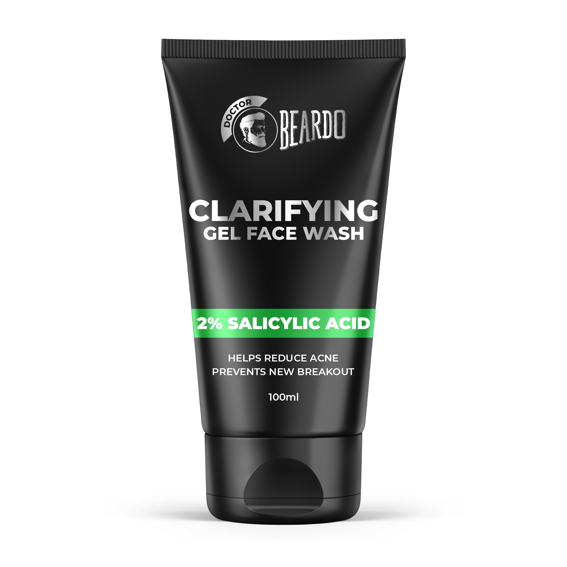 Beardo Clarifying Gel Face Wash For Men With Salicylic Acid | Anti Acne & Oil Control | Unclogs Pores, Reduces Blackheads, Gentl