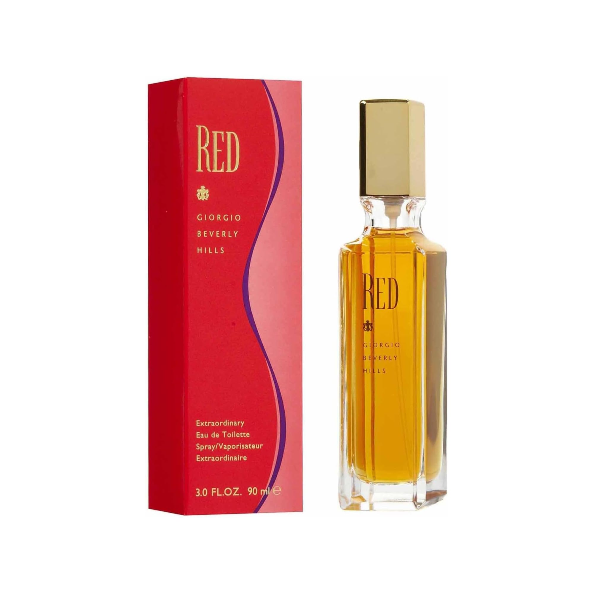 Giorgio Beverly Hills Red Perfume For Women, 3 Fl. Oz. Edt Spray