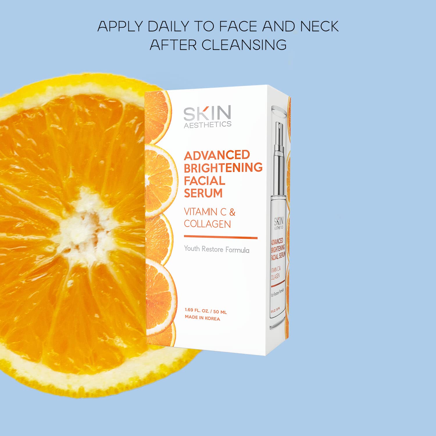 Vitamin C & Collagen Serum + Day Cream Value Set - Dermatologist Tested - Skin Care For Dark Spots & Skin Brightening - Anti Agi
