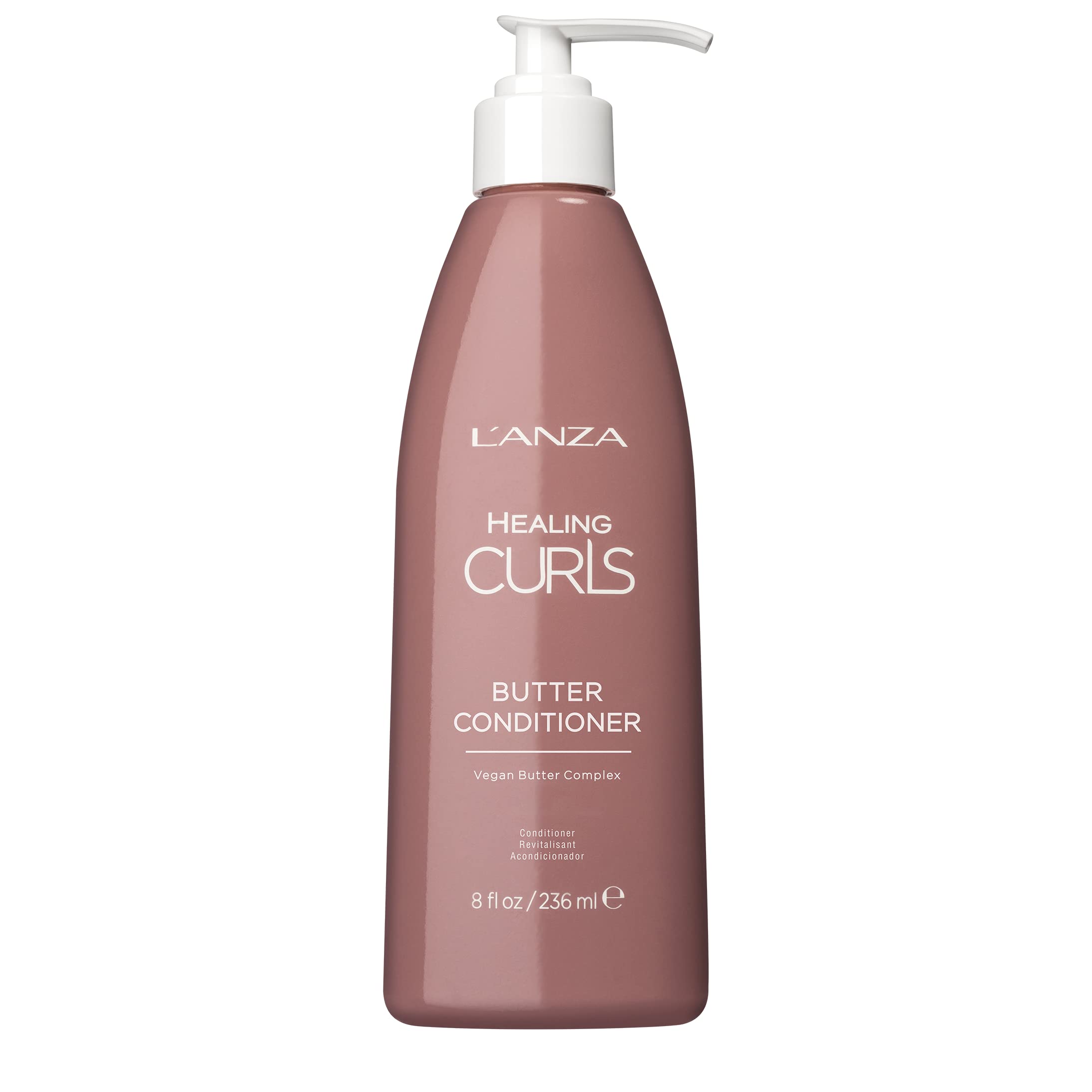 L'ANZA Healing Curls Butter Conditioner - Curly Hair Product for Moisturising and Detangling Velvety Curls with Anti-Humidity Mo