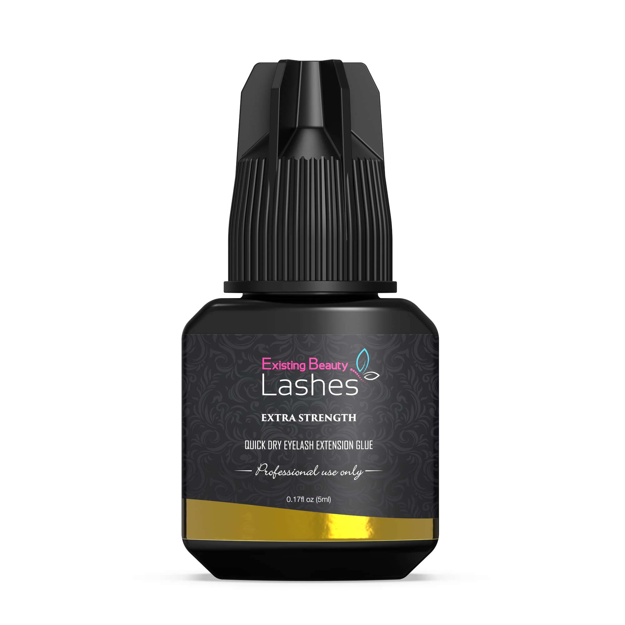 Eyelash Extension Glue Extra Strong Professional Lash Glue for Eyelash Extensions - Drys in 1-2s with 6-7 Week Retention by Exis