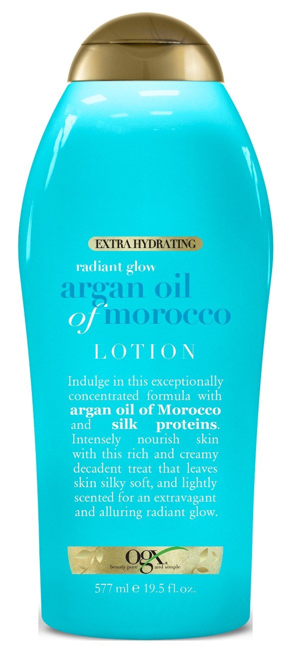 Ogx Body Lotion Argan Oil Of Morocco 19.5 Ounce (577ml) (3 Pack)