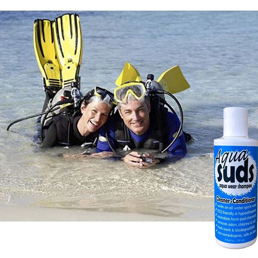 Jaws Just Add Water Solutions: Aqua Suds, Aqua Wear Cleaner & Conditioner, 4 Oz. (Pack Of 1)