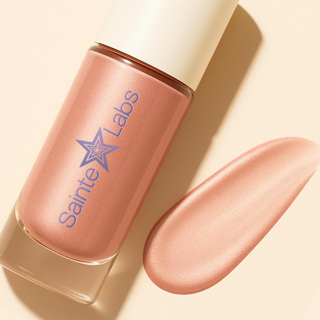 Sainte Labs Dew You Glow Drops  Hydrating & Smoothing Face Serum Highlighter with Niacinamide, Vitamin C & Peptides | Lightweig