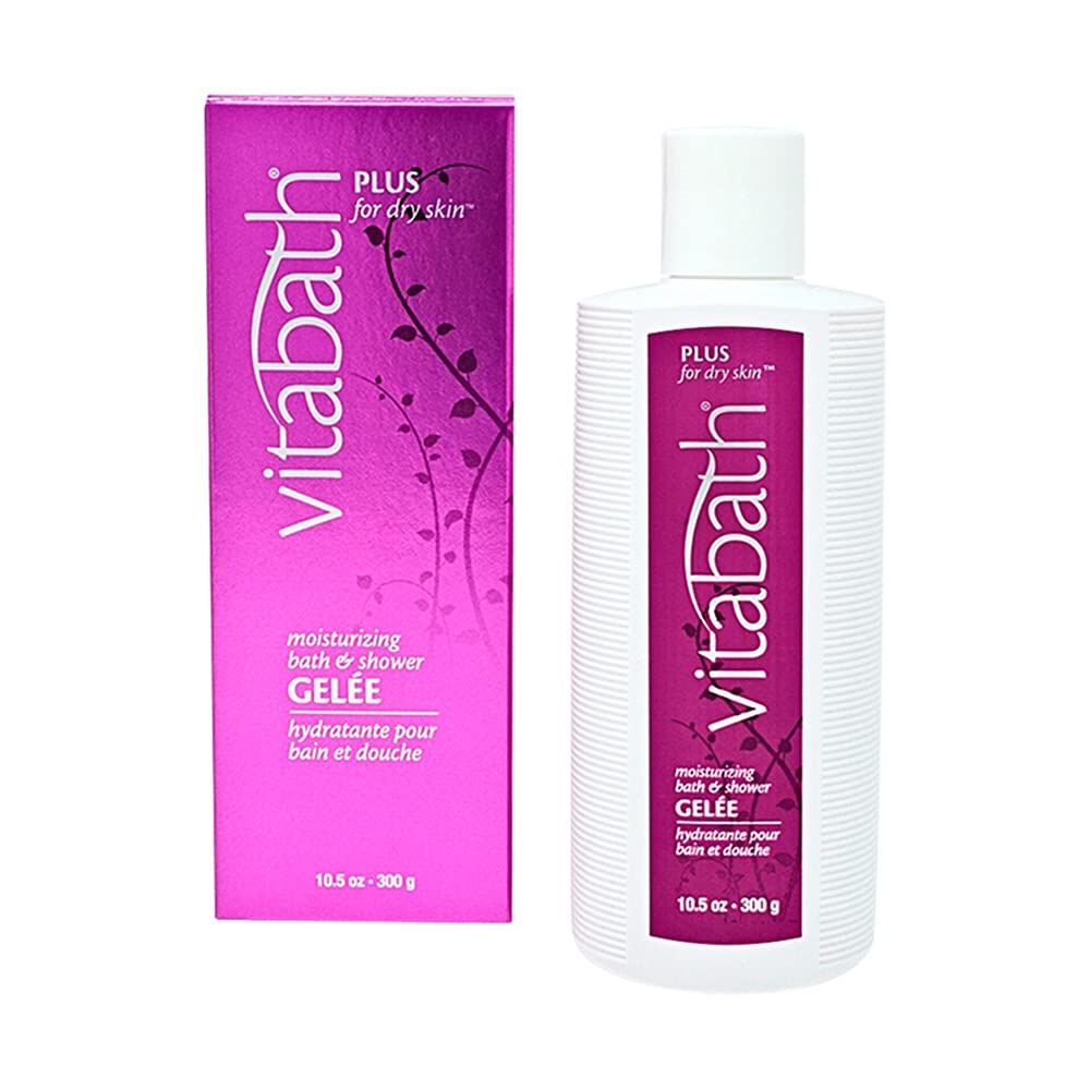 Vitabath Plus For Dry Skin Moisturizing Bath & Shower Gel Wash Nourishing Replenishing Oils Deeply Hydrate & Soothe Dryness - Bo