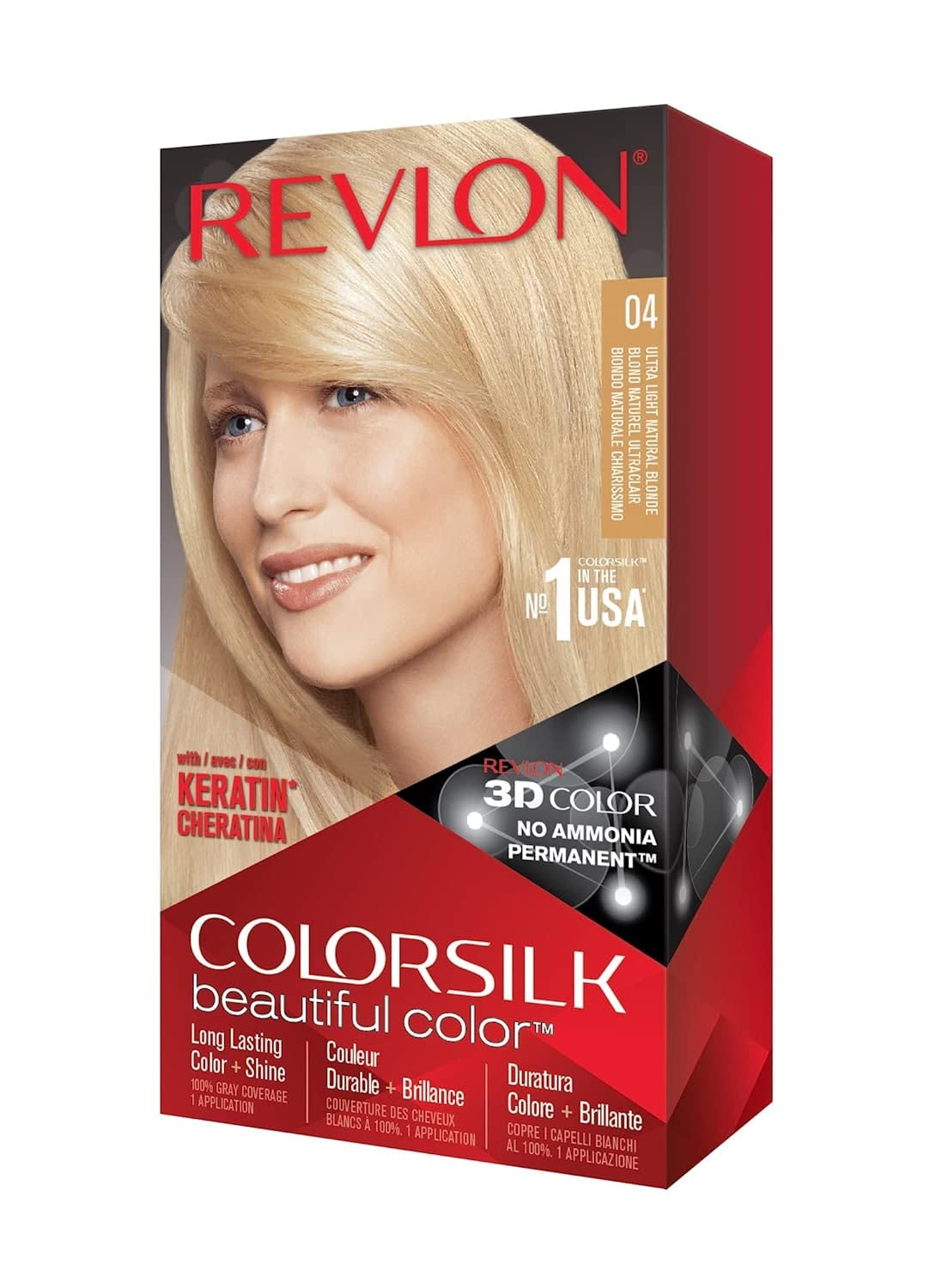 Colorsilk By Revlon, AmmoniaFree Permanent, Haircolor: Ultra Natural Blonde #11N  1 Ea ( Pack of 3 )