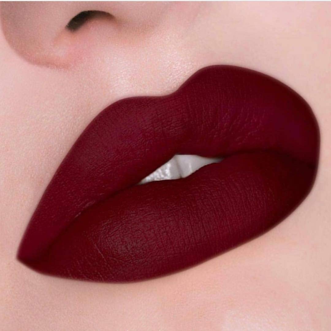 La Splash Cosmetics Soft Long Lasting Liquid Dark Deep Red Lipstick Matte Scarlet Waterproof Liquid Lipstick- Wickedly Divine Co