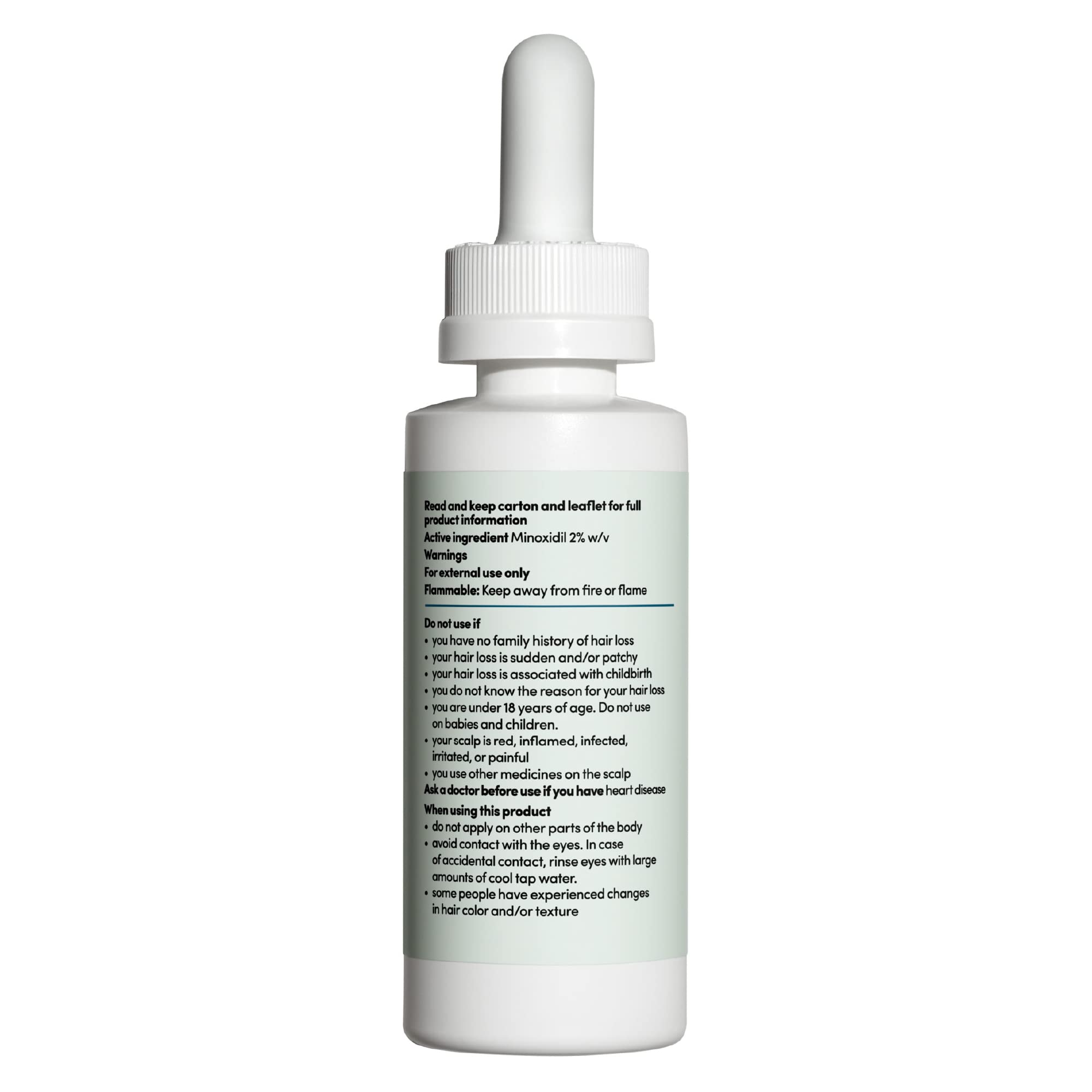 HIMS & HERS Hair Regrowth Treatment for Women, 2% Minoxidil, Unscented, 2 Fl Oz, 2 Pack