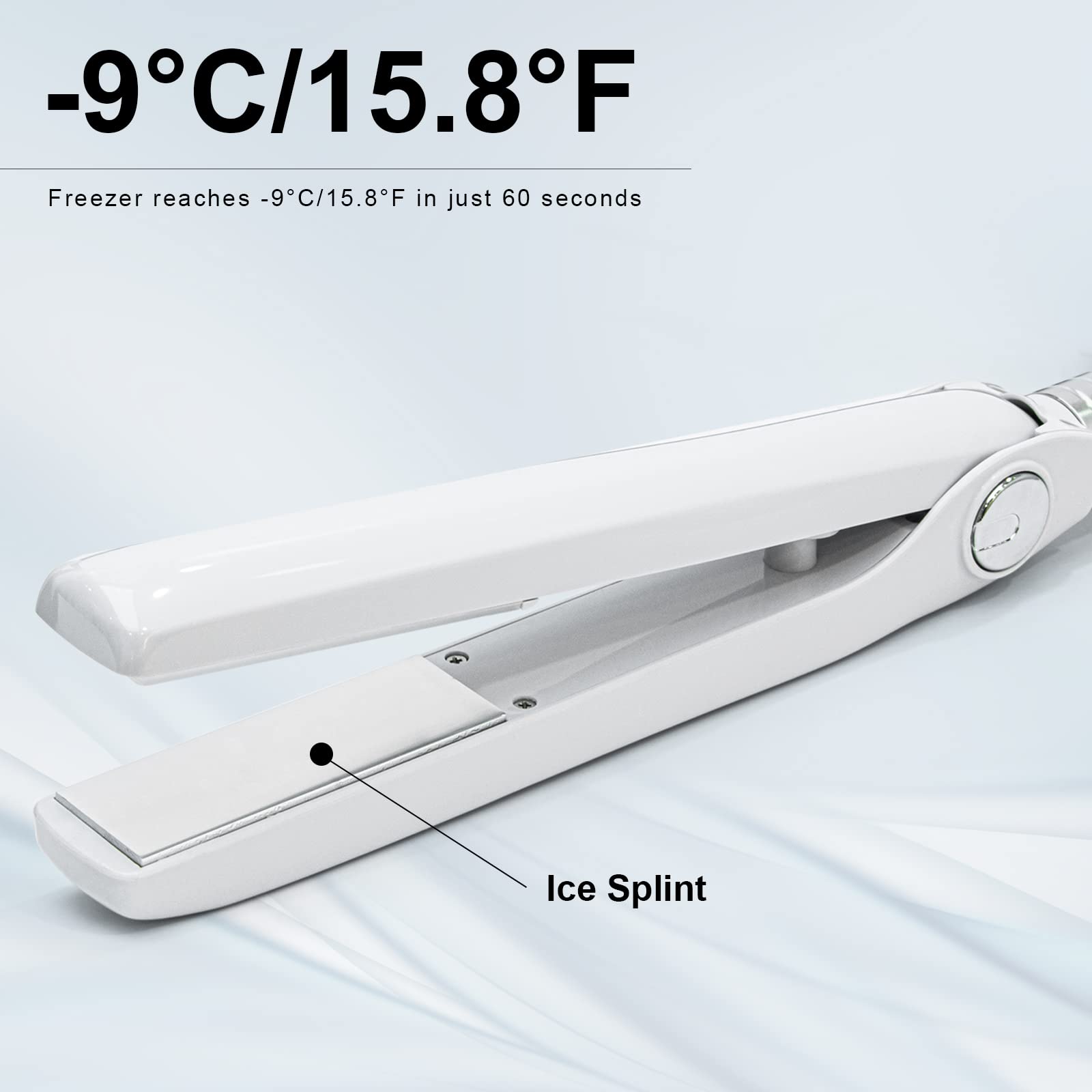 Frozen Flat Hair Iron Hair Colour Hairdressing Hair Salon 15.8F for Dye Hair Repair Damaged Hair Elitzia ET1411 (Layflat)