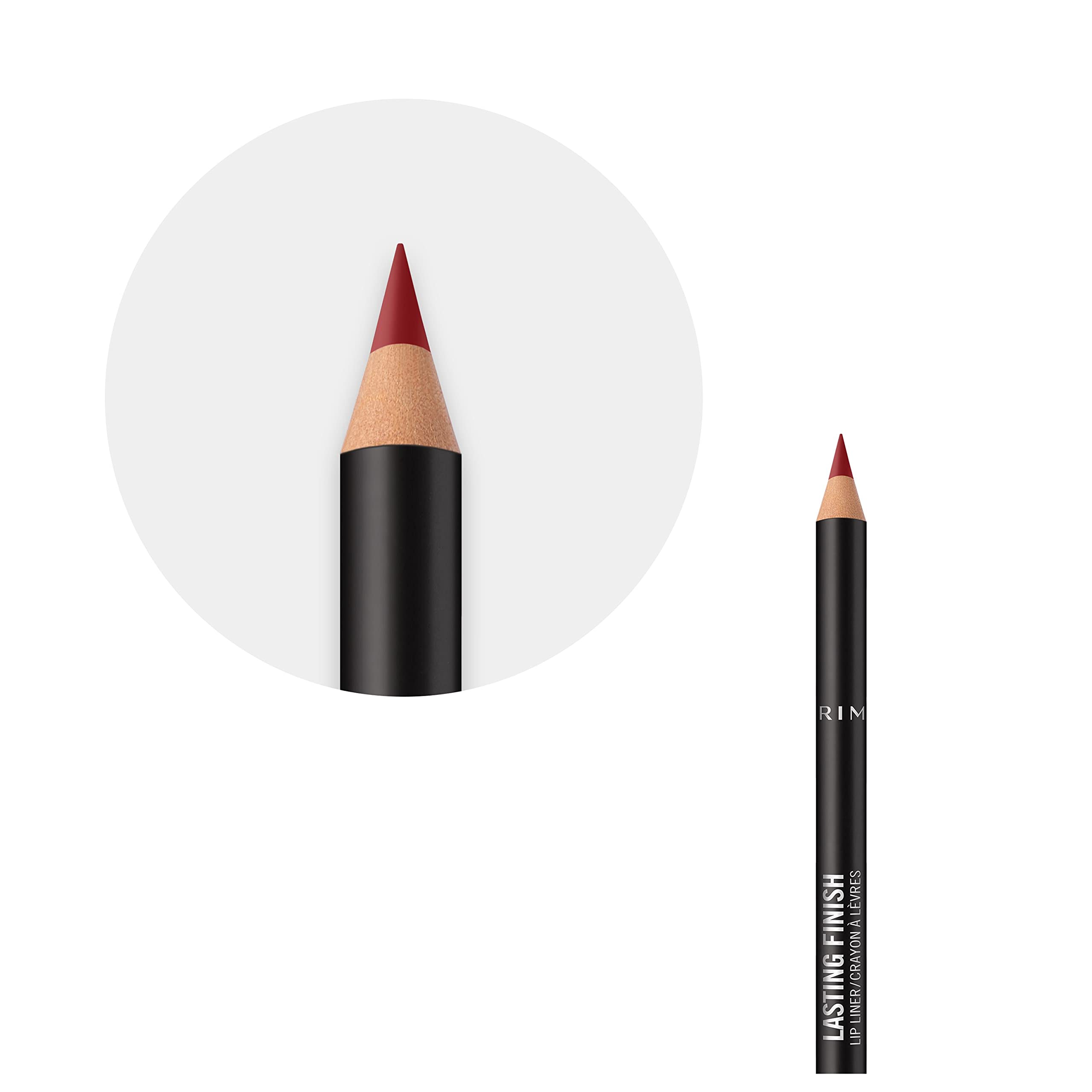 Rimmel Lasting Finish 8Hr Soft Lip Liner Pencil - Vibrant, Blendable Formula To Lock Lipstick In Place For 8 Hours - 580 Bitten
