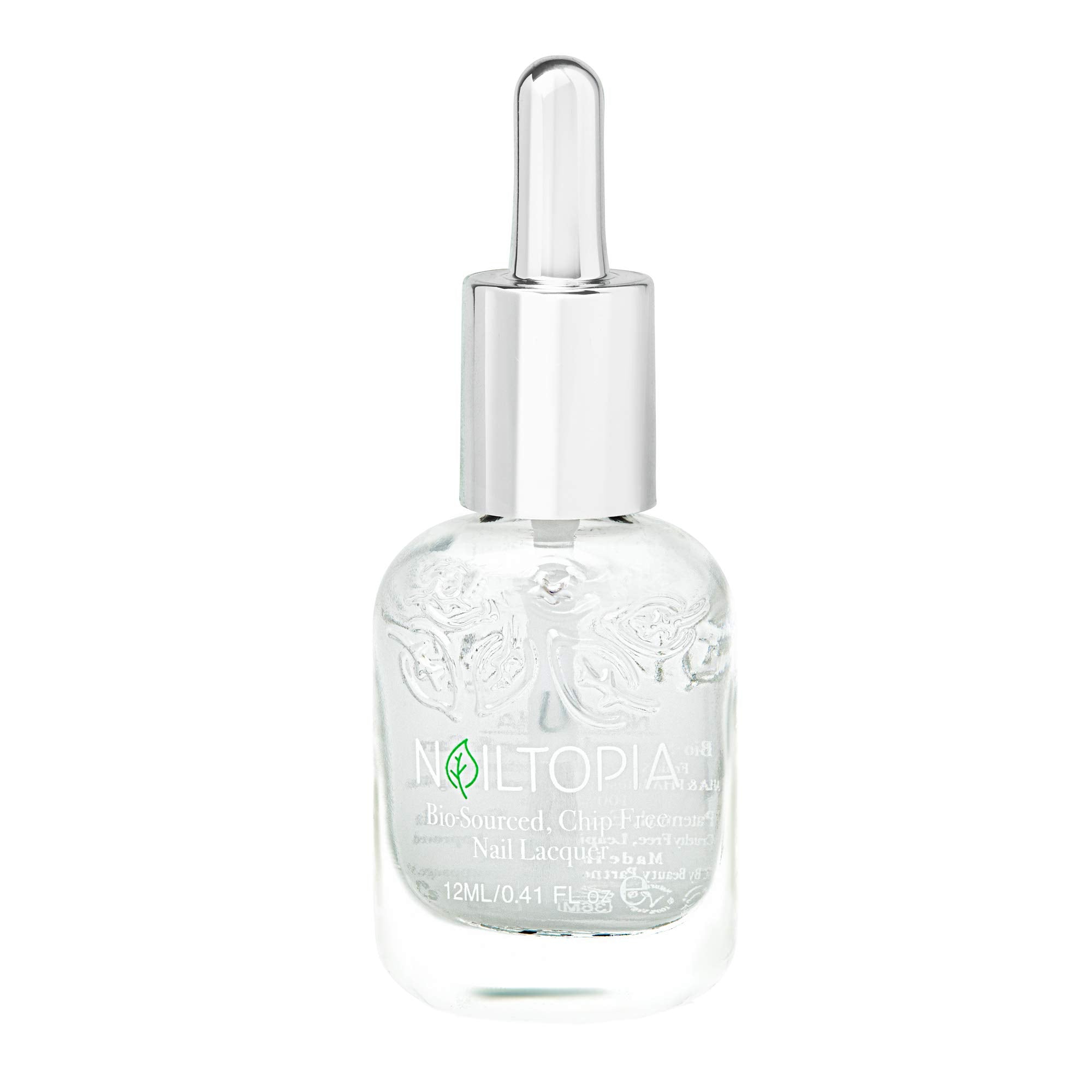 Nailtopia - Plant-Based Chip Free Top Coat - Non Toxic, Bio-Sourced, Long-Lasting, Strengthening Polish - Top Of Your Game (Clea