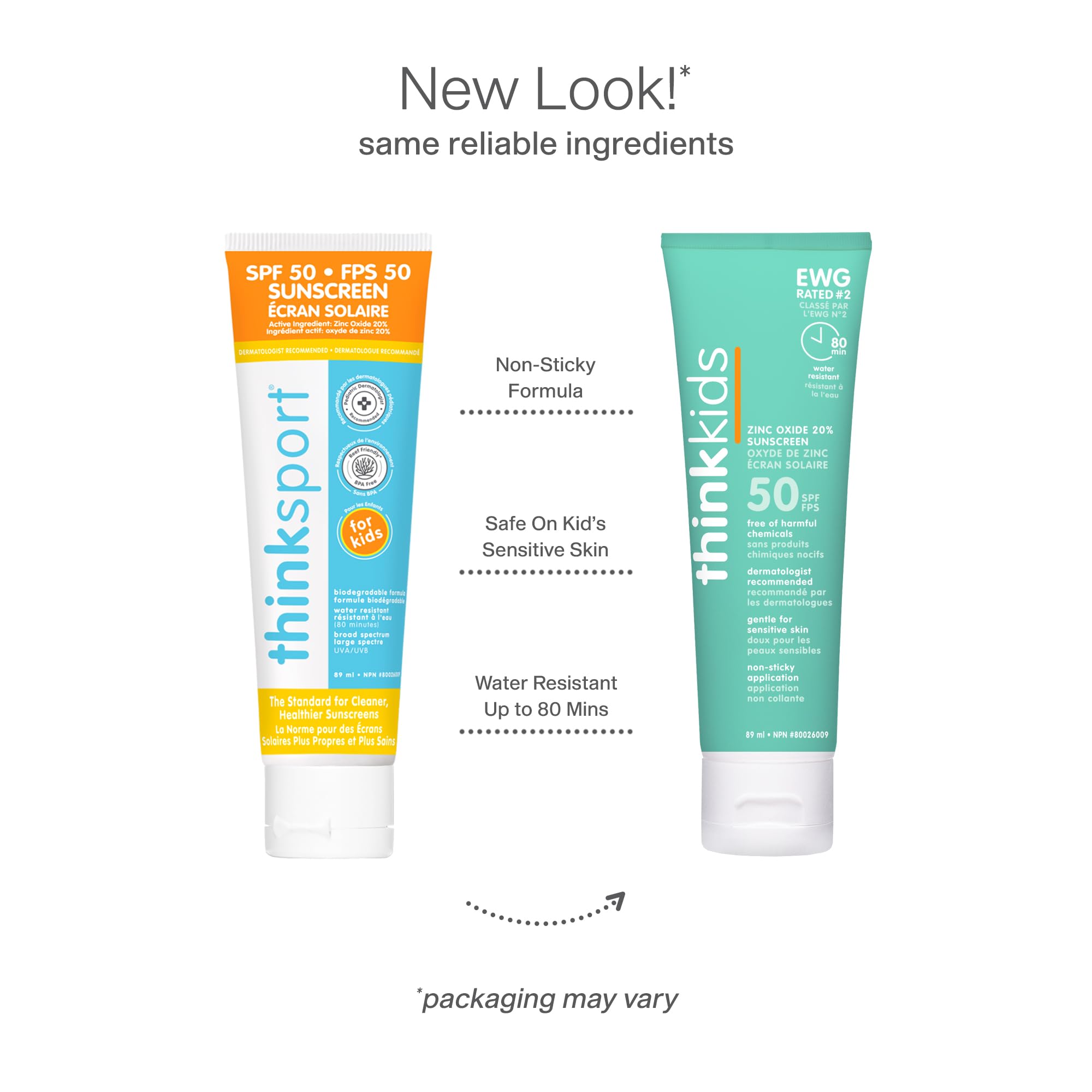 Thinksport Kids Safe Sunscreen Spf 50+ (3 Ounce) (2 Pack)