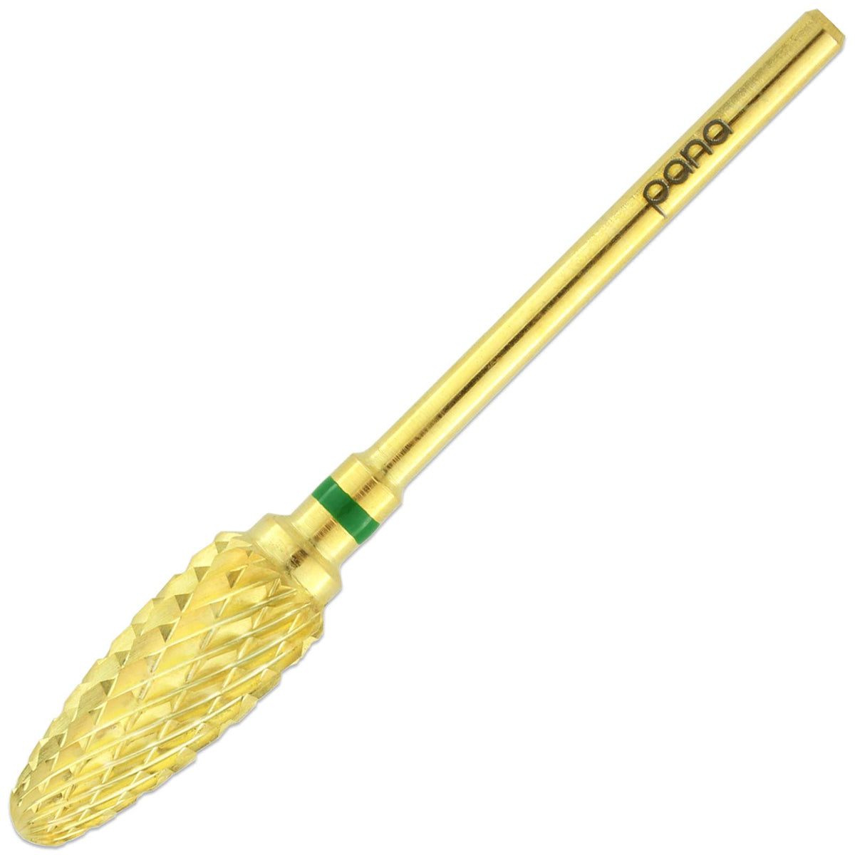 Pana 3/32 '' Safety Bit Nail Carbide Bit - For Electric Dremel Drill Machine (Coarse, Flame -Gold)
