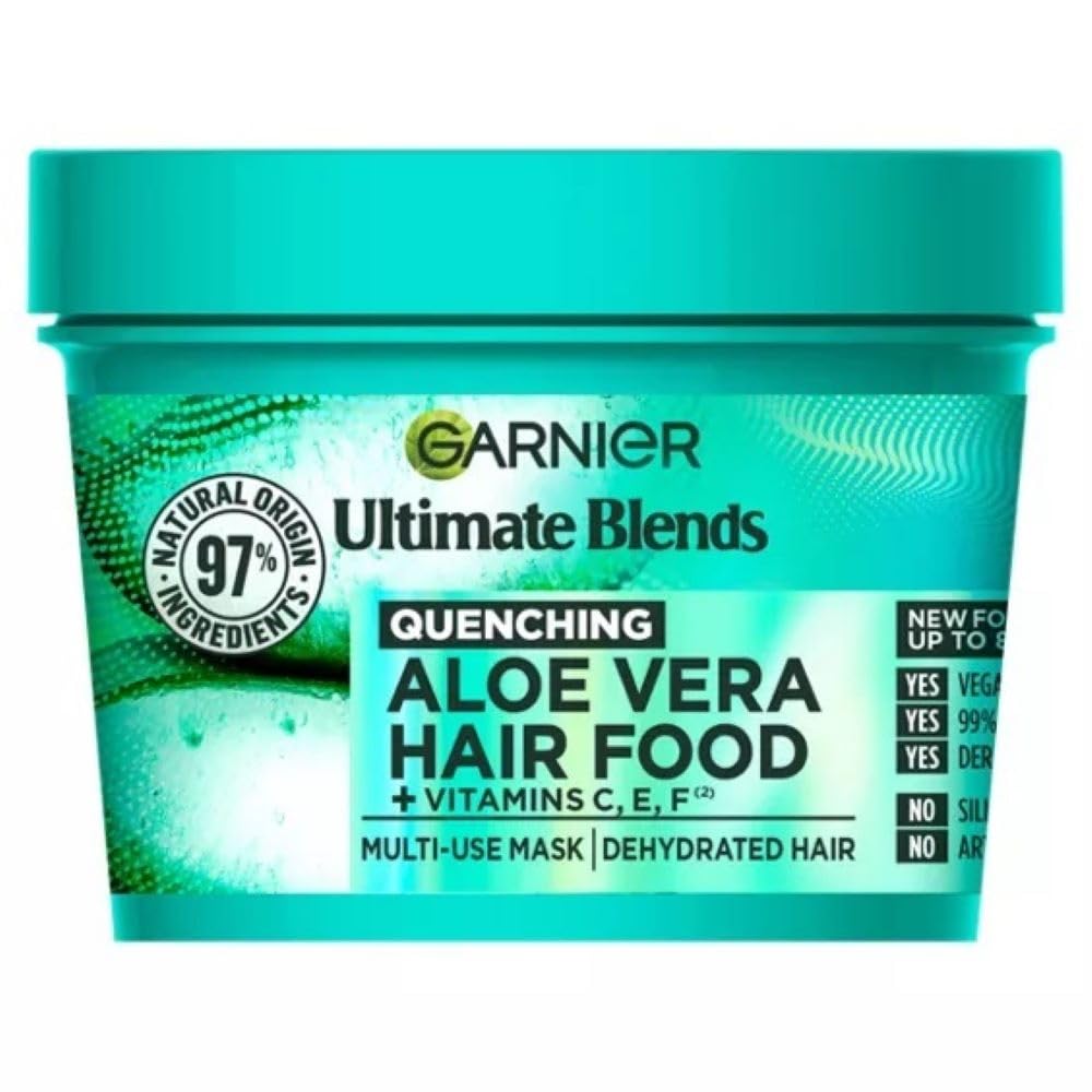 Garnier Hair Food Multi-use Hair Treatment Mask, Offers 8x More Hydration, Ideal for Dehydrated hair, No Silicones, Vegan Formul