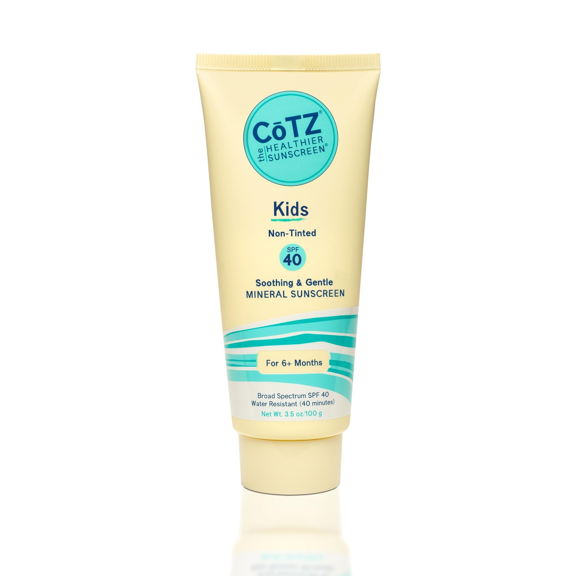 CoTZ Kids Mineral Sunscreen |SPF 40 | Lightweight Sunscreen | No White Cast