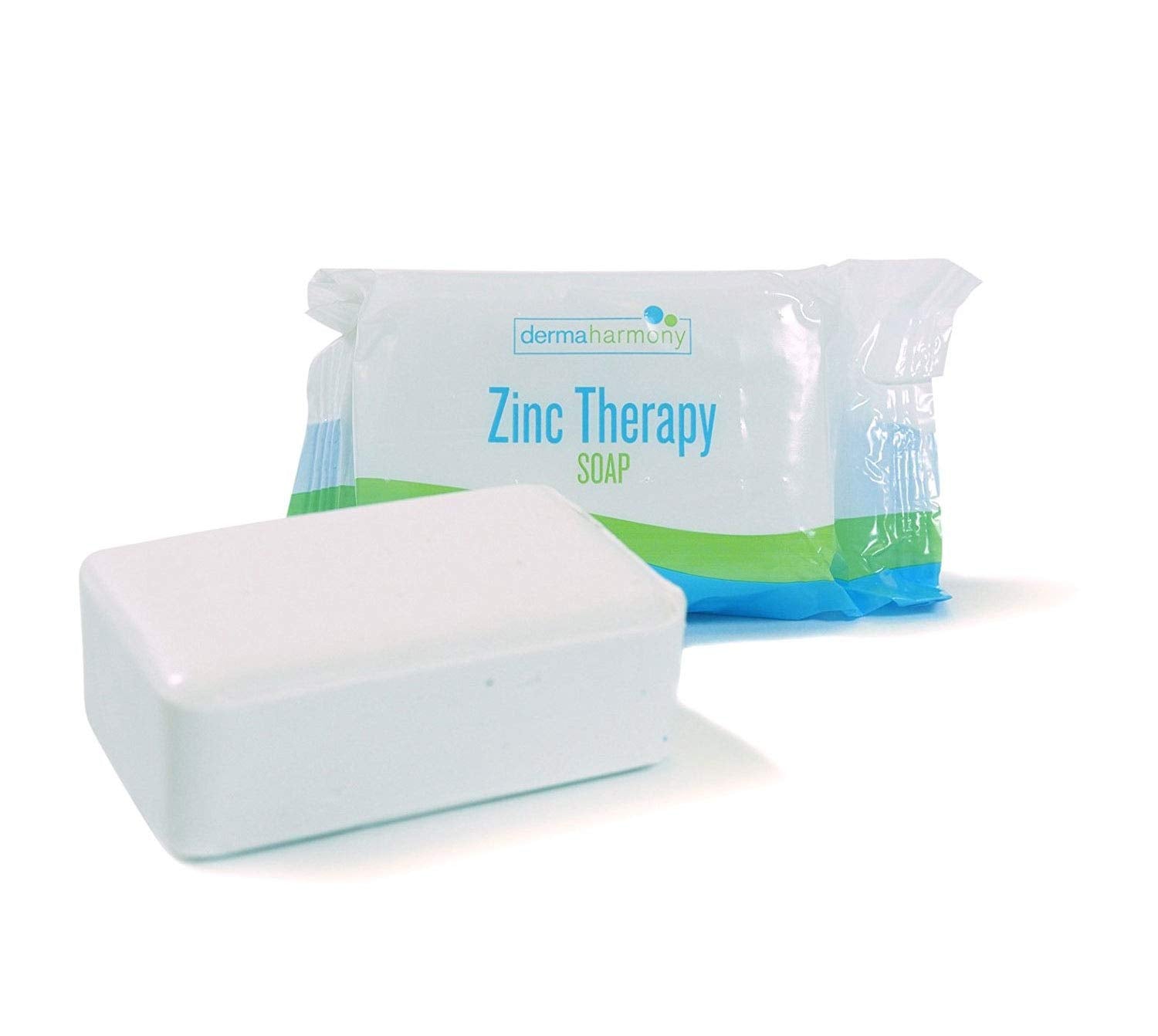 Dermaharmony 2% Pyrithione Zinc (ZnP) Bar Soap 4 oz - Crafted for Those with Skin Conditions - Seborrheic Dermatitis, Dandruff,