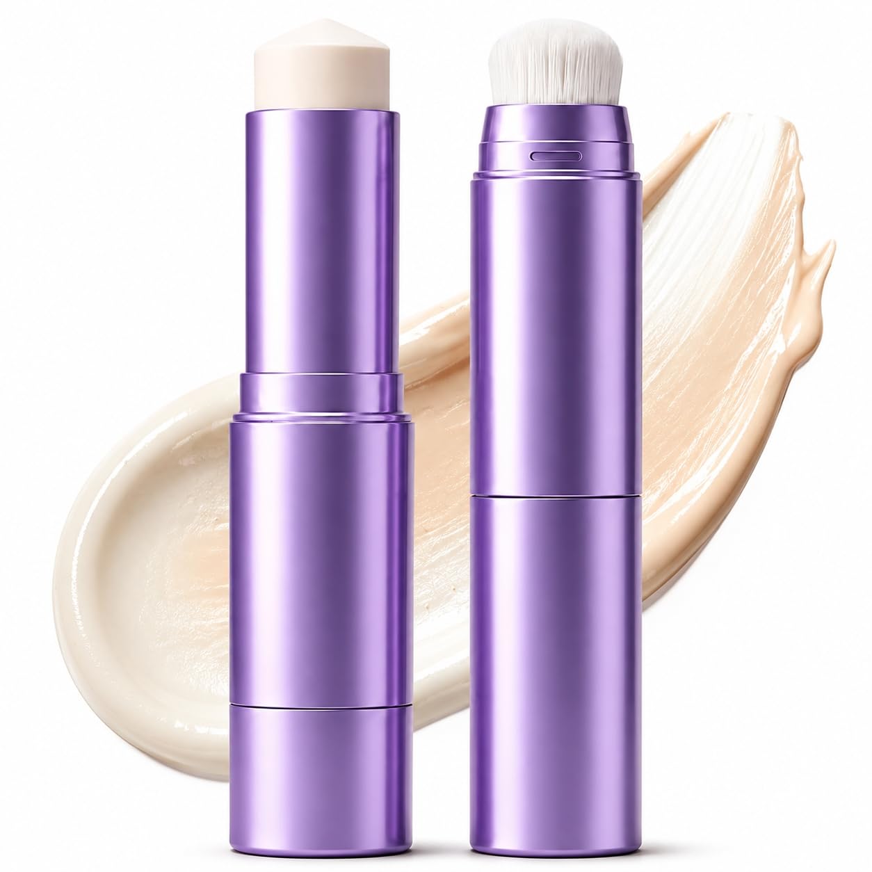 (Pack of 2) Foundation Stick  Color Changing Foundation Stick for Mature Skin  Evens Skin Tone & Buildable Coverage  2in1 F