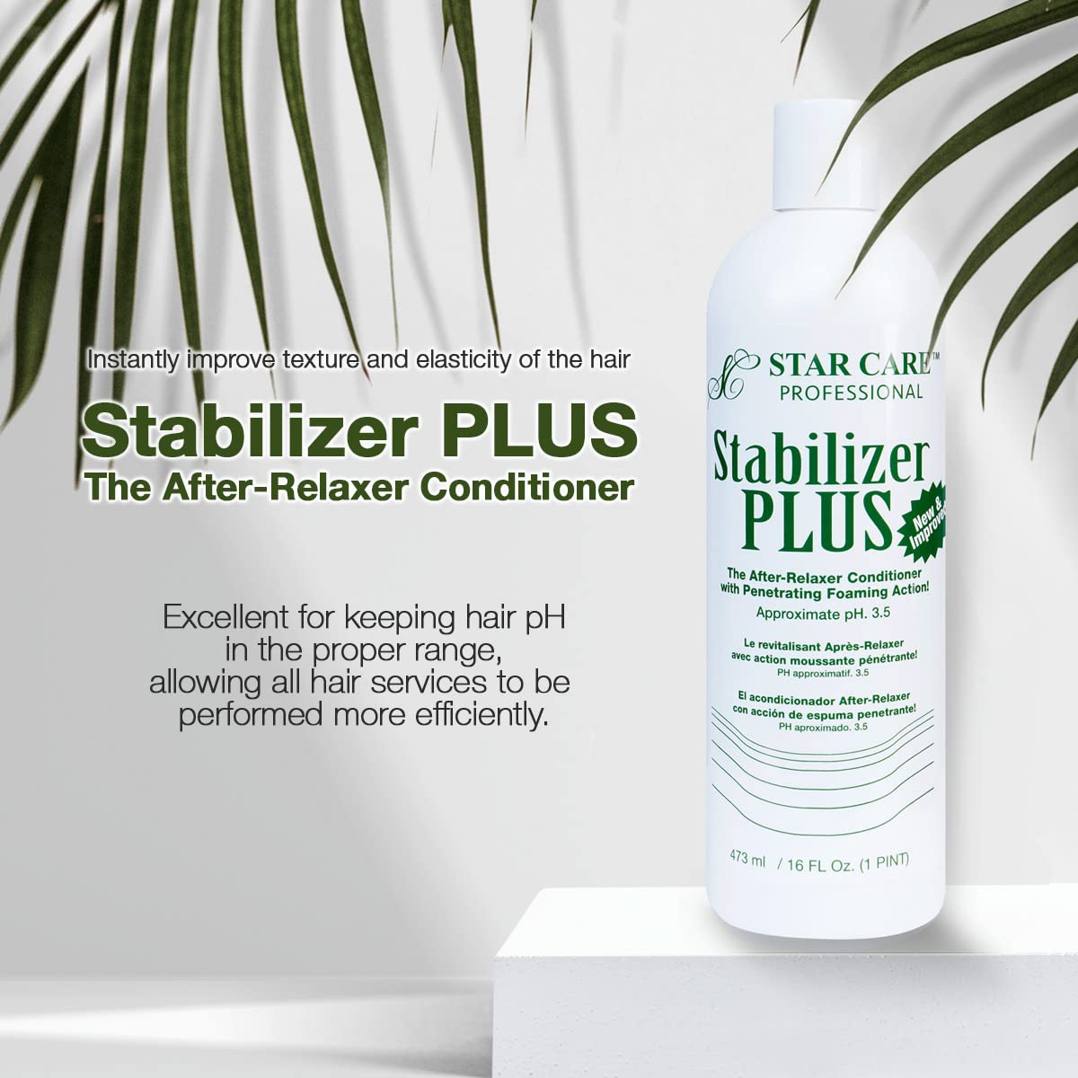 STAR CARE Stabilizer Plus The After-Relaxer Conditioner With Penetrating Foaming Action Approximate pH. 3.5 (4 Fl Oz (Pack of 1)
