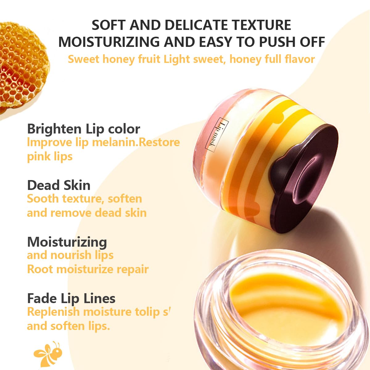 2 Pcs Apple Lime & Watermelon Lip Balm, Honey Strawberry Lip Mask Overnight, Moisturizing Lip Sleeping Mask, Hydrate Repair Prev