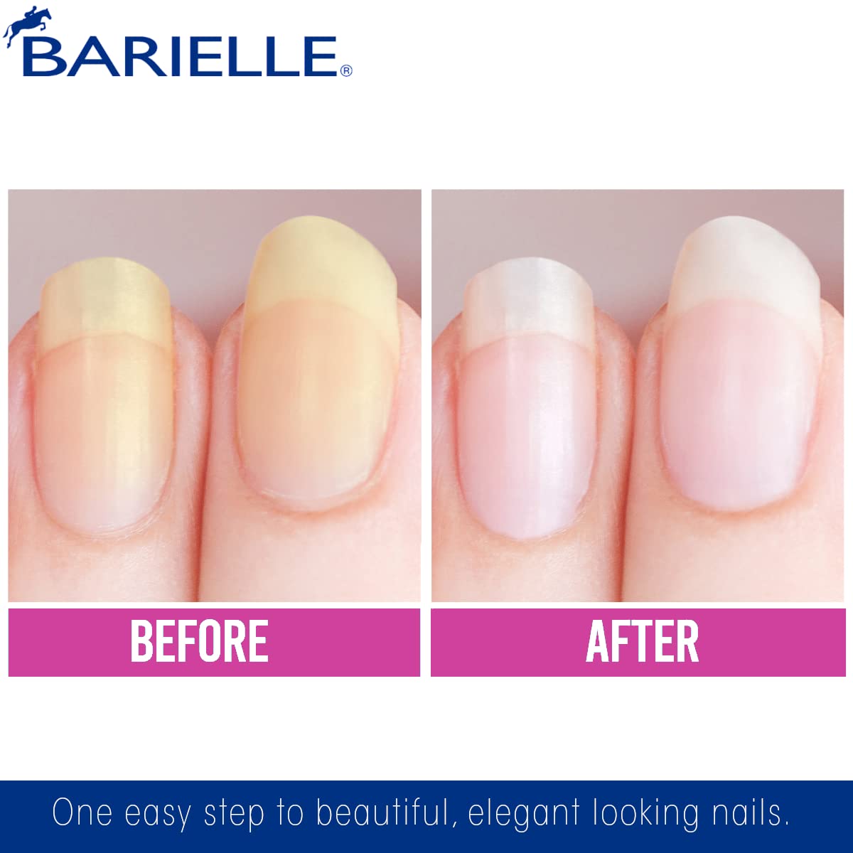 Barielle Nail Whitener for Yellow Nails or Dull Nails .47 Ounce - Whitening for Nails, Treats Yellow Nails