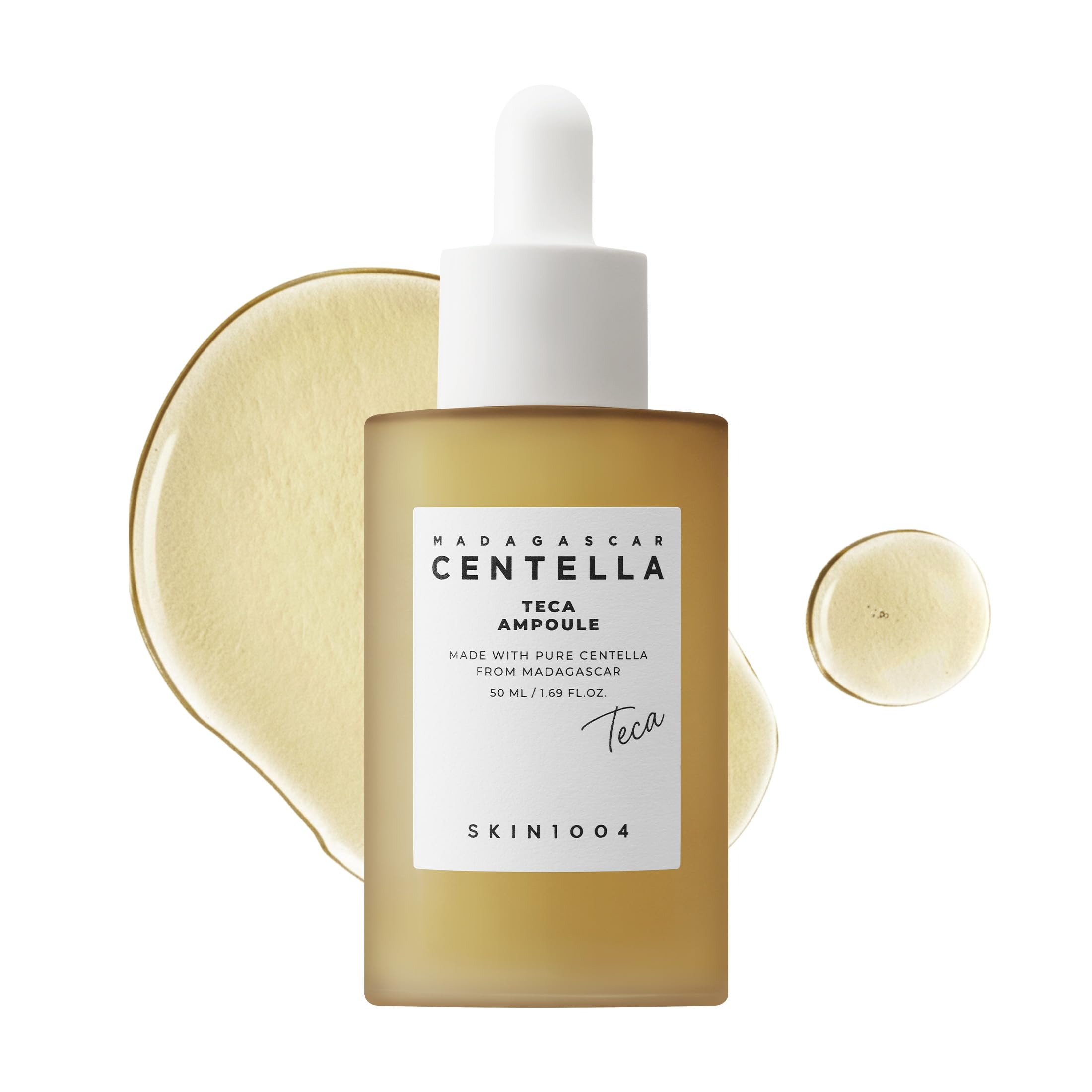 SKIN1004 Madagascar Centella TECA Ampoule, Korean Face Serum for Oil Balance & Moisture Barrier Support with TECA & PDRN, Hydrat