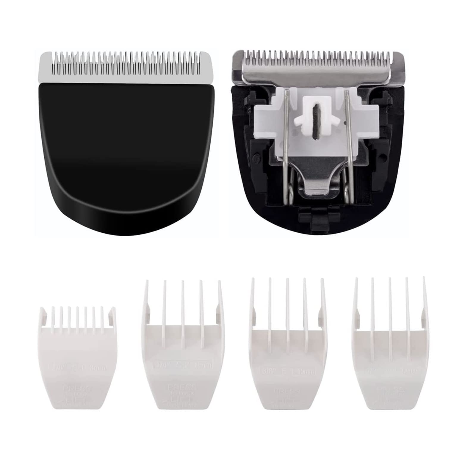 2 Pack Professional Peanut Clipper/Trimmer Snap On Replacement Blades #2068-300 - Compatible with Wahl Peanut Hair Clipper/Trimm