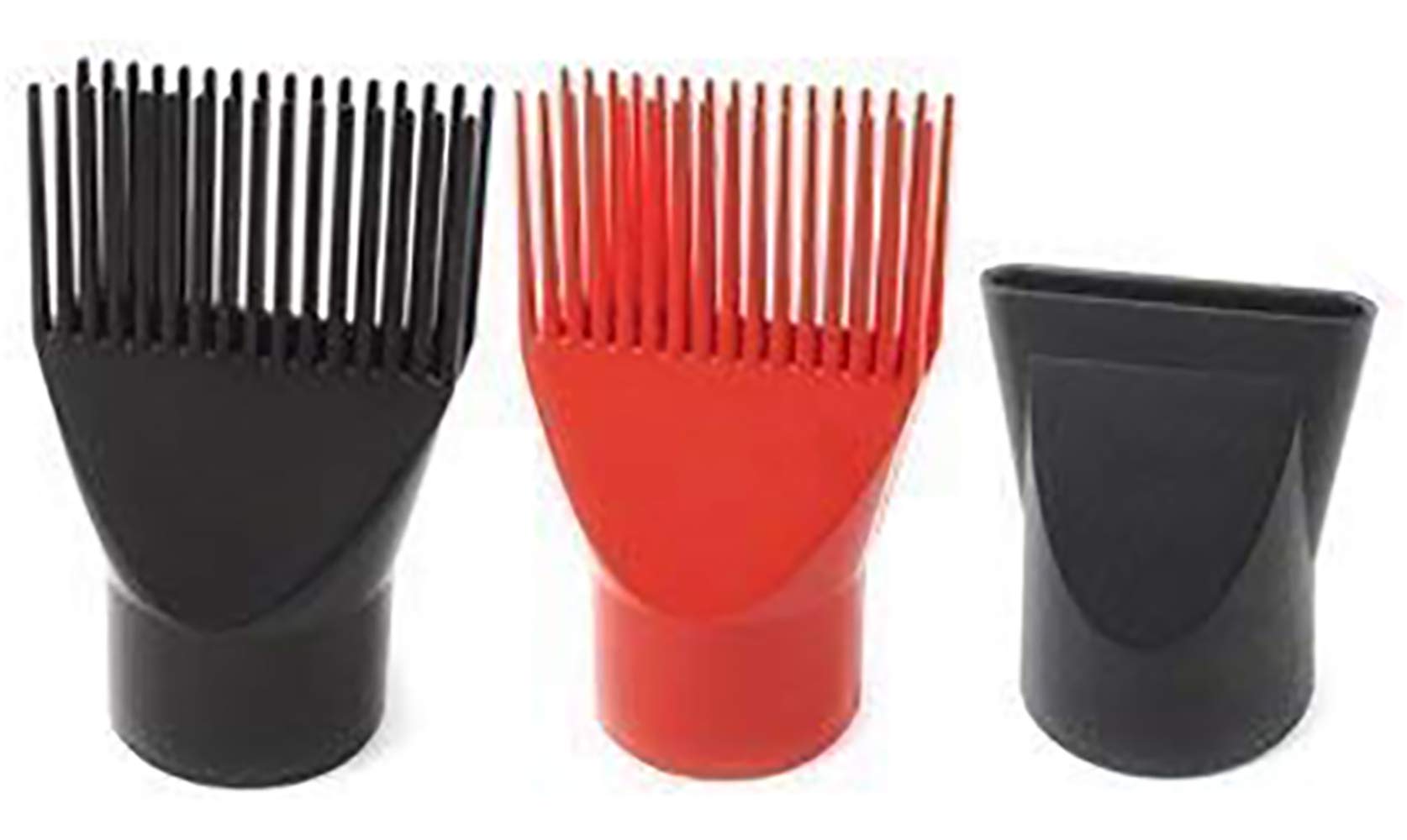 Annie- Hot and Hotter Salon Turbo Pro-2000 Ionic Hair Dryer - Red - Ceramic - (2) Hair Pick Attachments and (1) Concentrator Att