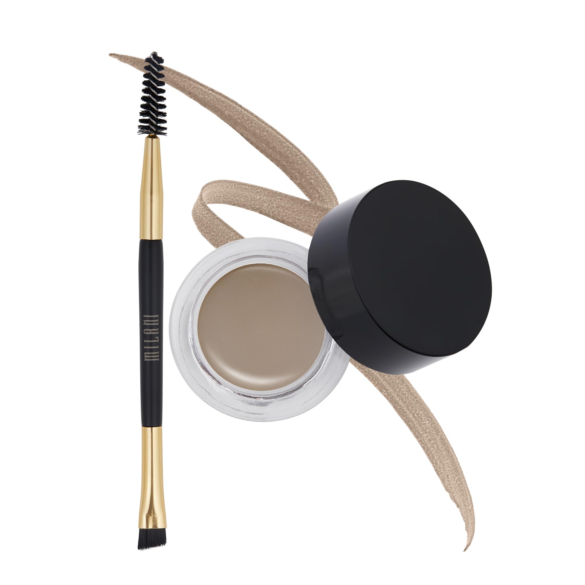 Milani Stay Put Brow Color - Natural Taupe (0.09 Ounce) Vegan, Cruelty-Free Eyebrow Color that Fills and Shapes Brows