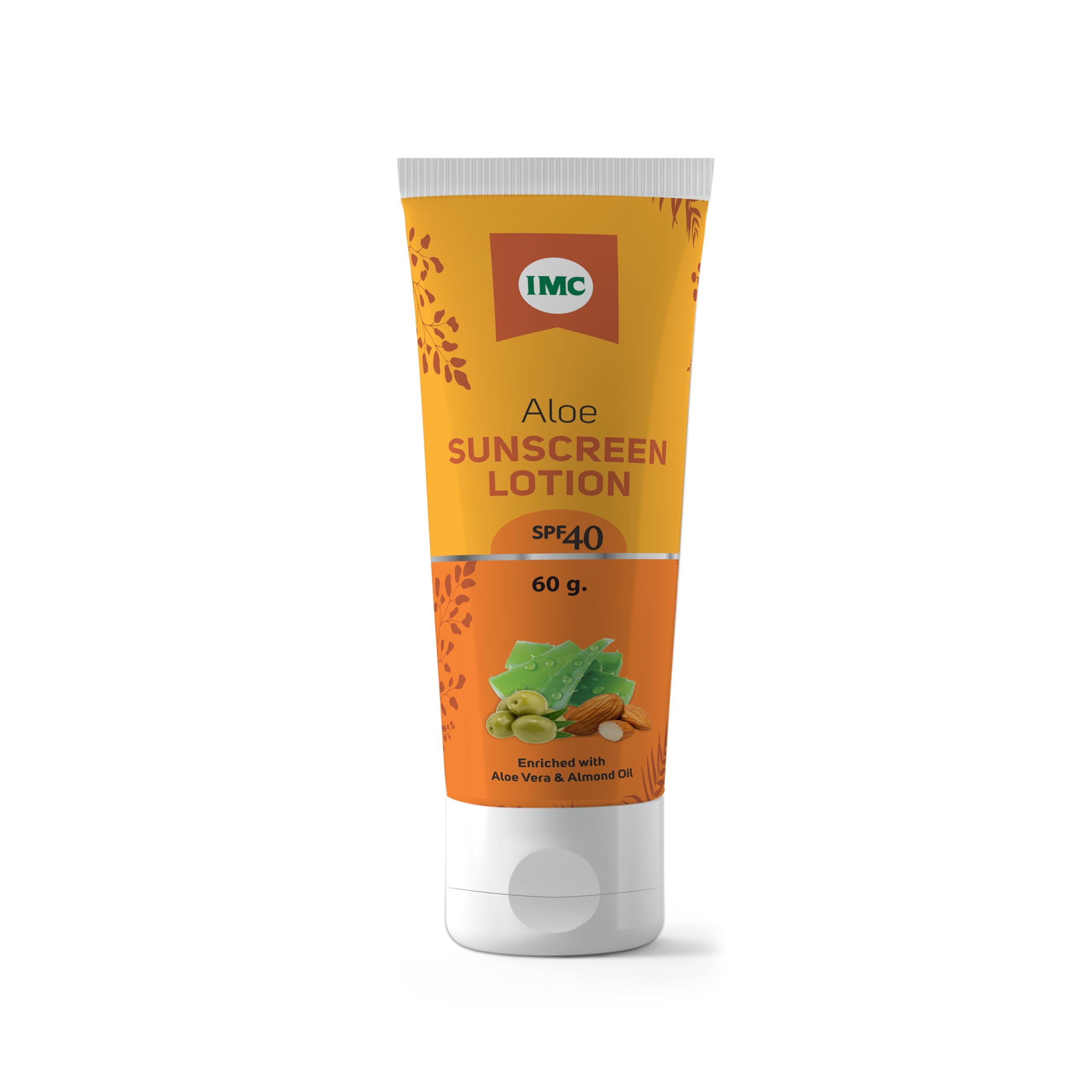 IMC Sunscreen  SPF 40 PA++ Aloe Sunscreen Lotion | For All Skin Types | Protect Skin From Harmful UV Rays (60 g)