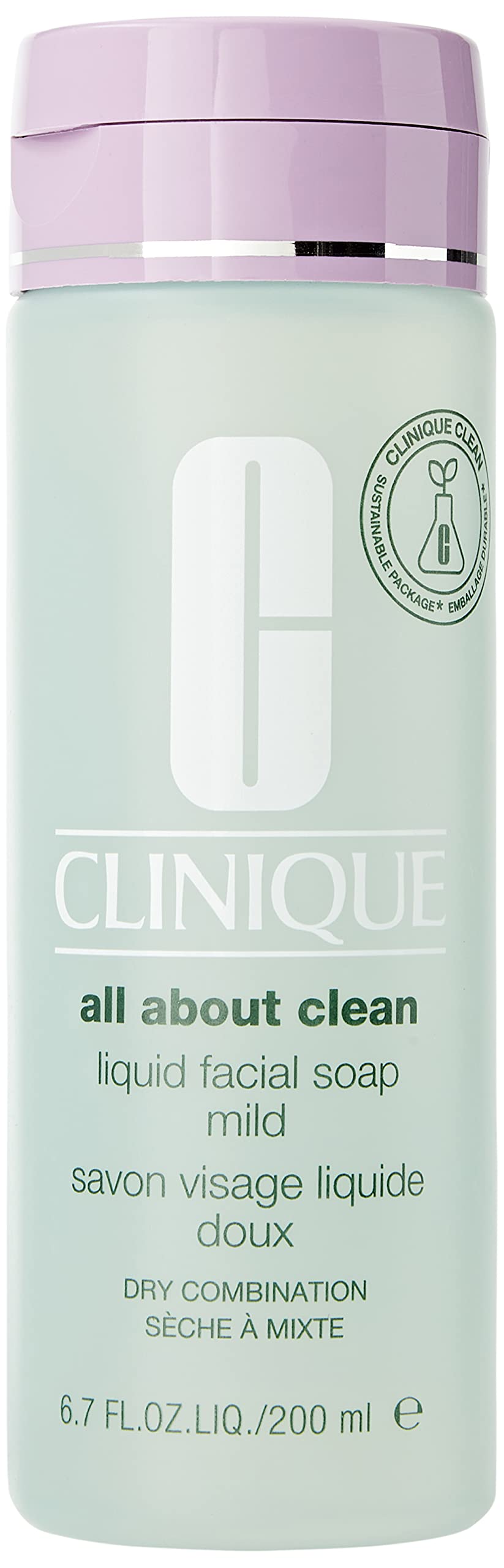 All About Clean Liquid Facial Soap Mild by Clinique for Unisex - 6.7 oz Soap