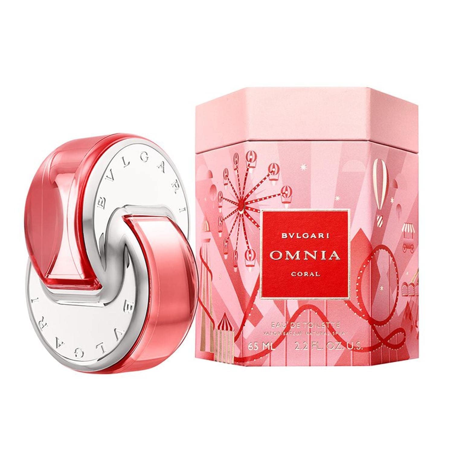 Omnia Coral By Bvlgari Eau De Toilette Spray For Women 2.2 Oz
