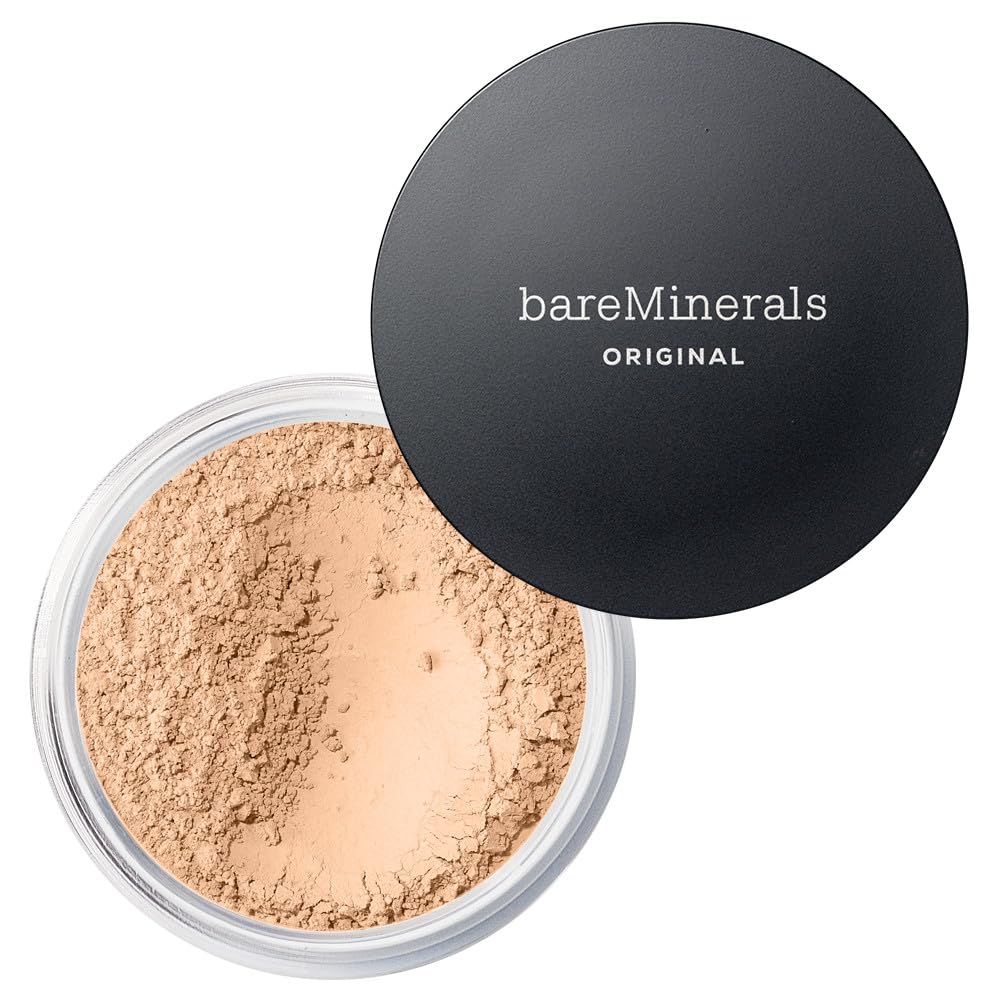 Bareminerals Original Loose Powder Foundation Spf 15, Lightweight Mineral Loose Powder Foundation Makeup, Buildable Coverage, Ta